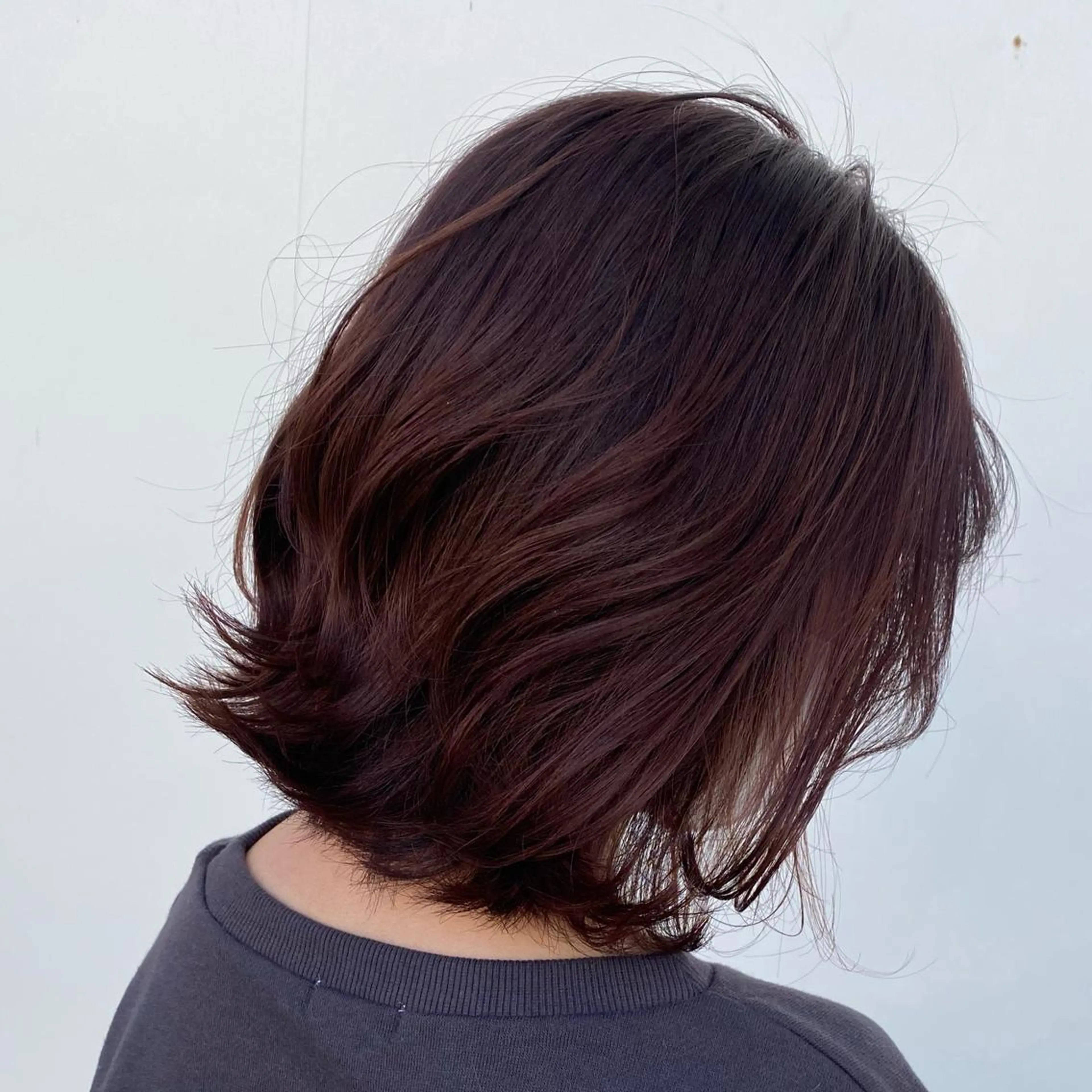 ミディアム カラー ブリーチカラー/ 岩破瑞希のヘアスタイル