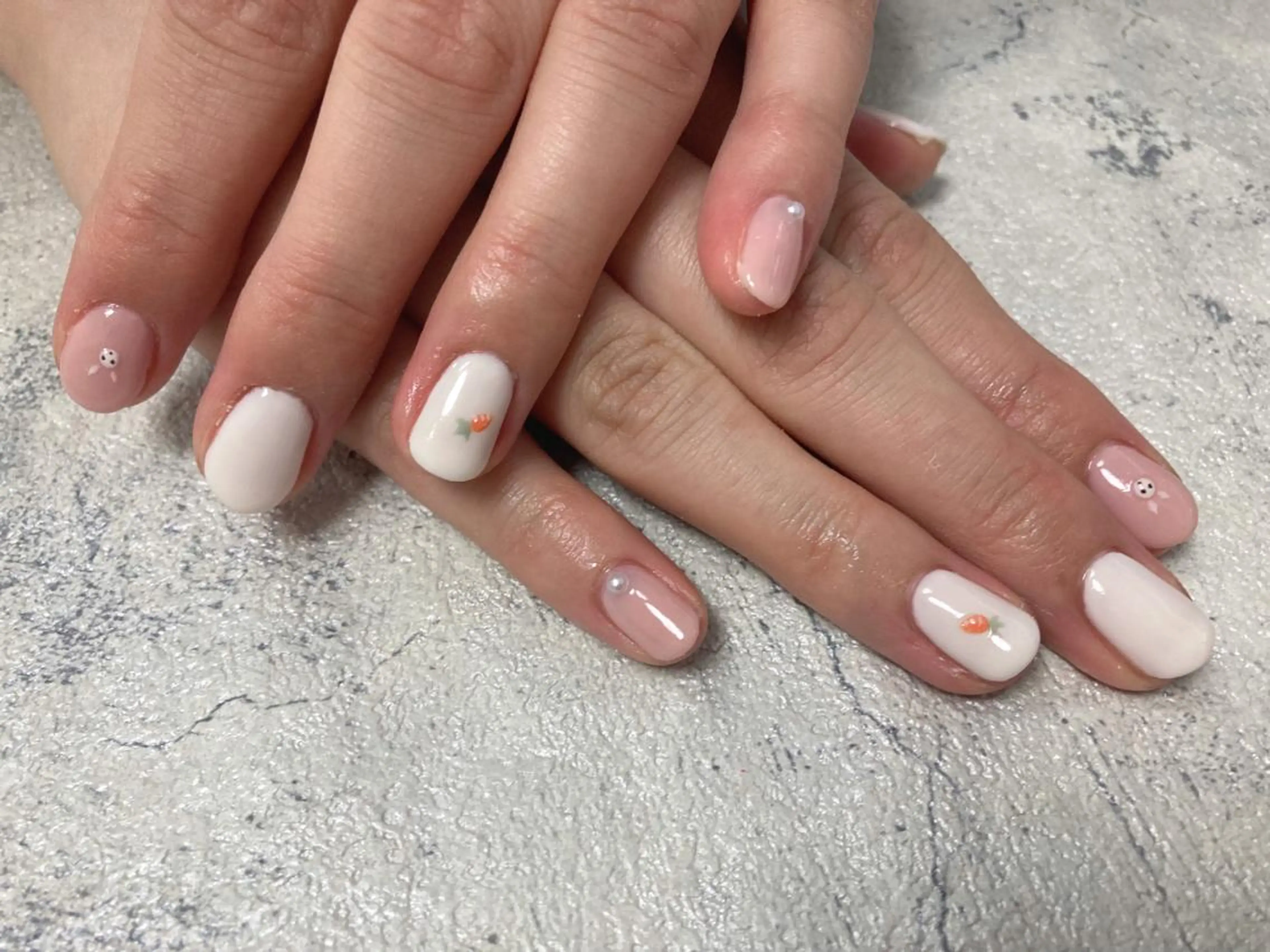 ネイル フットネイル ジェルネイル 韓国ネイル マグネットネイル ミラーネイル Mogu nail 二子玉川のネイルデザイン