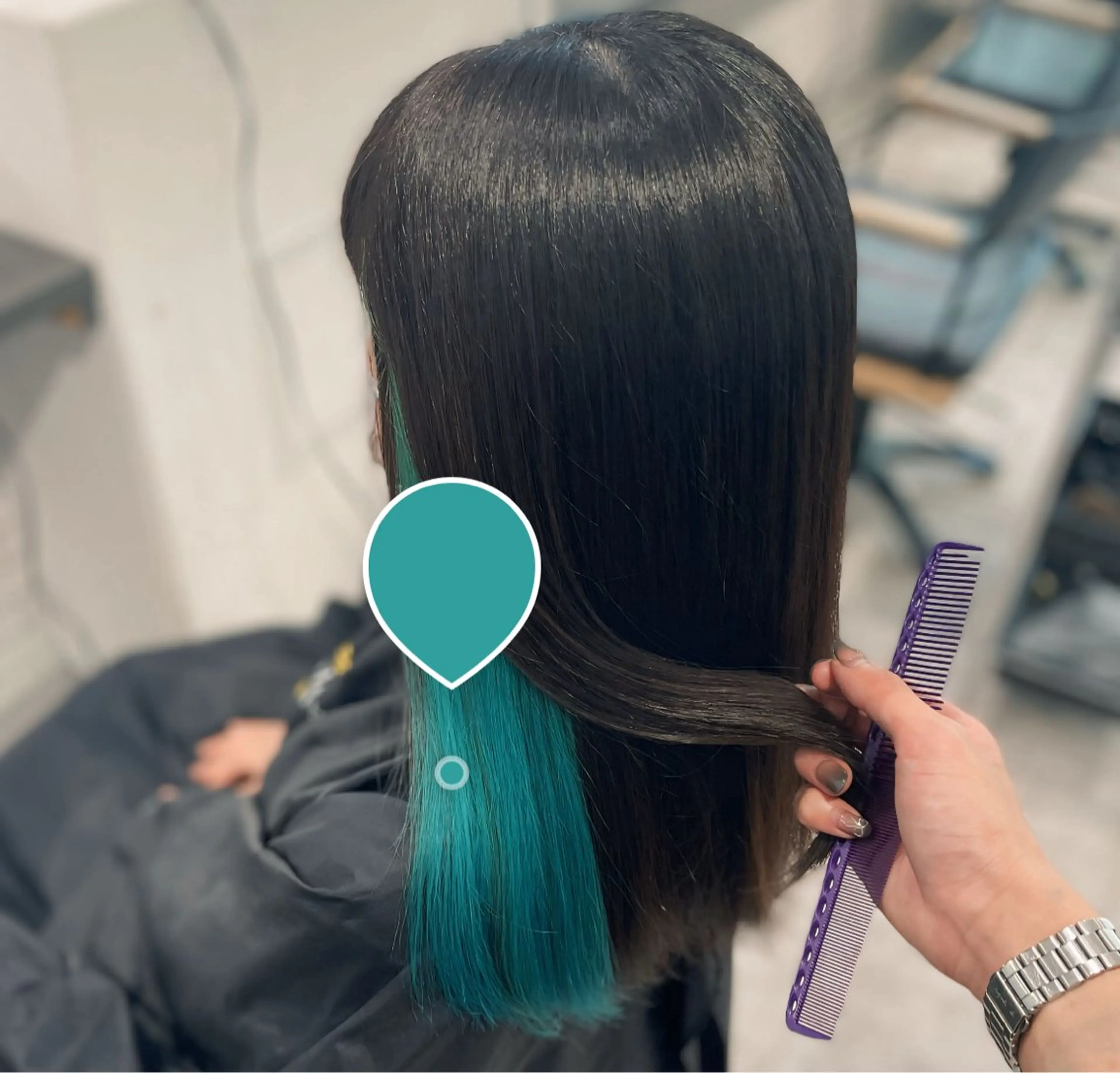 ロング カラー ヘアカラー トリートメント GaKu/ハイトーン /ブリーチ/レイヤーのヘアスタイル