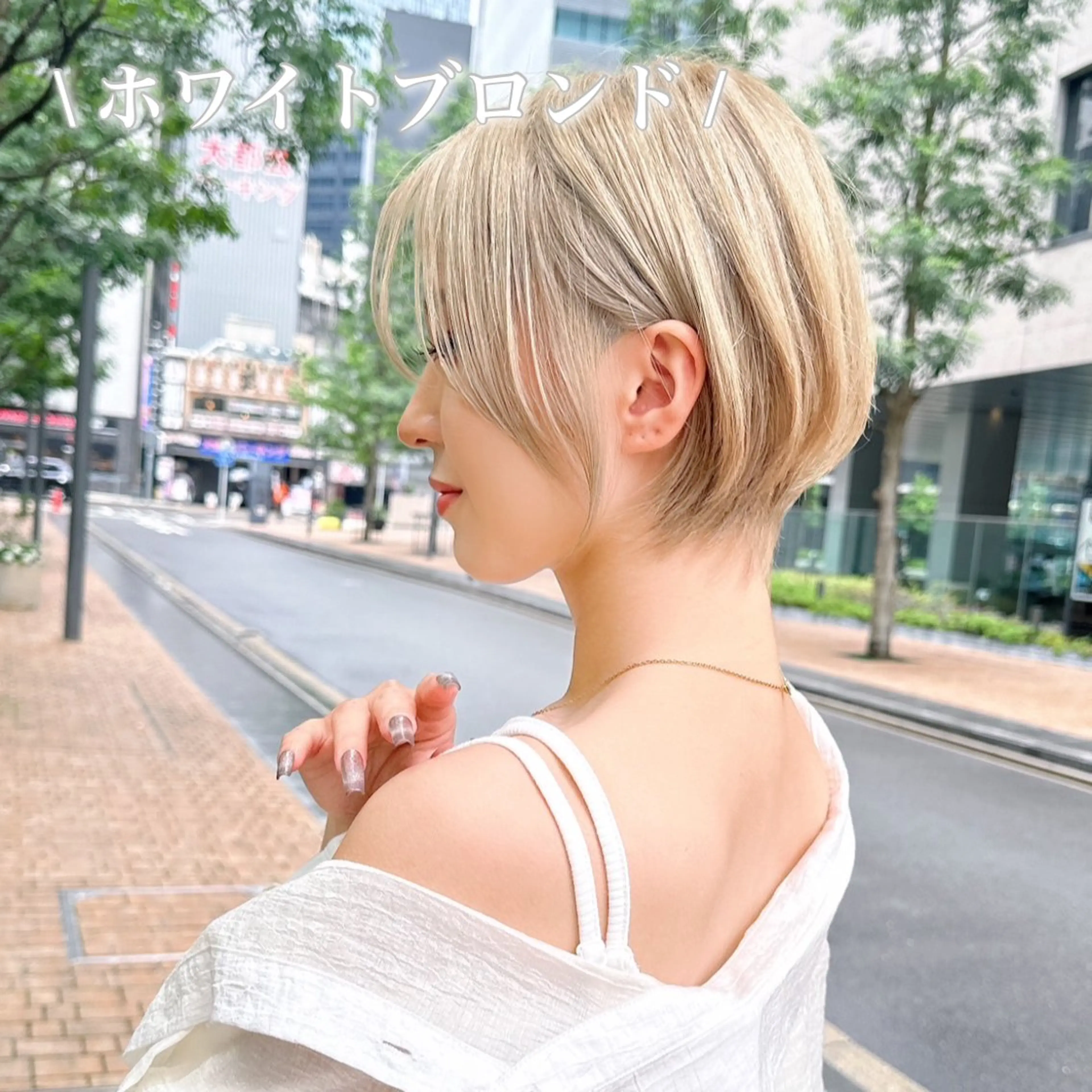 ショート カラー ブリーチなし/暖色/ 透明感/ririkaのヘアスタイル