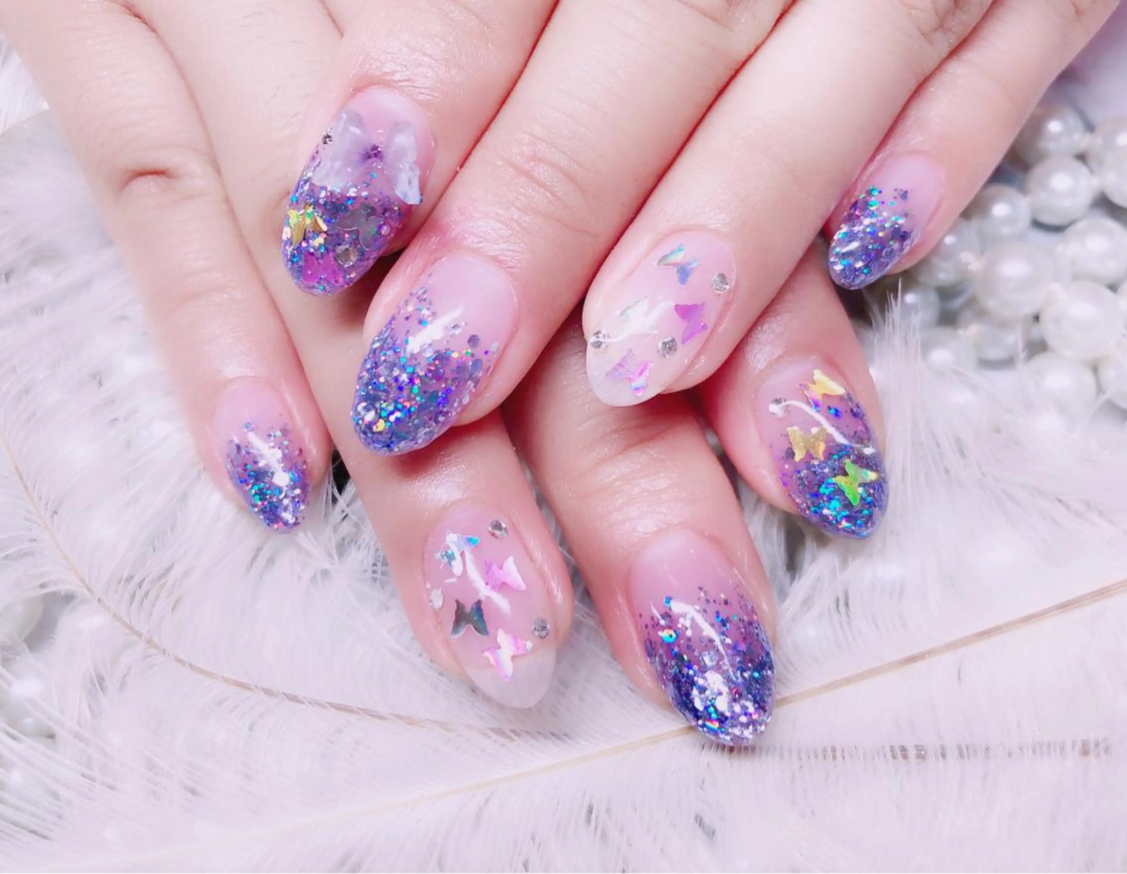 ネイル ハンドネイル マジックミラー所属・マジック ミラーのネイルデザイン