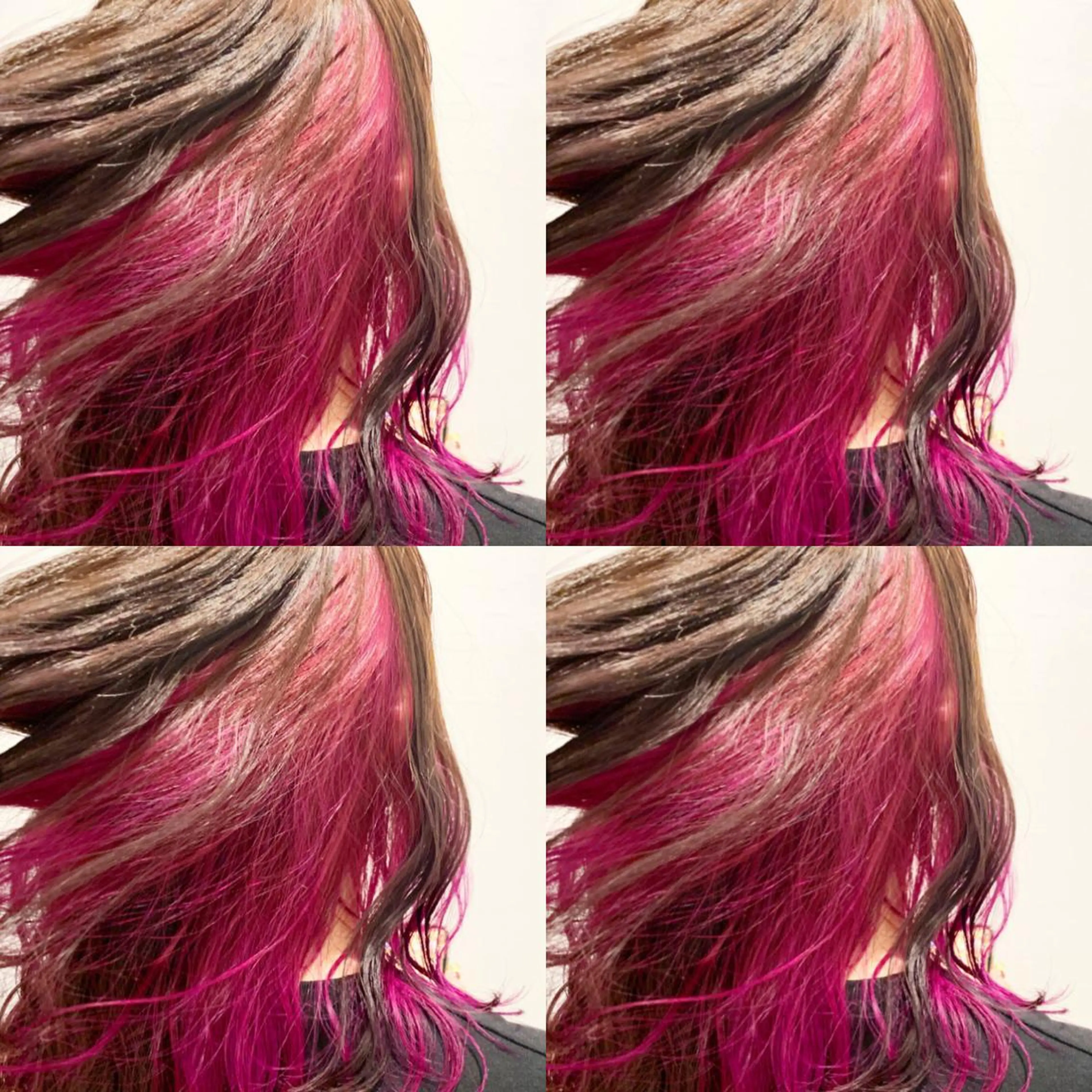 セミロング カラー インナーカラー トリートメント O maikoのヘアスタイル