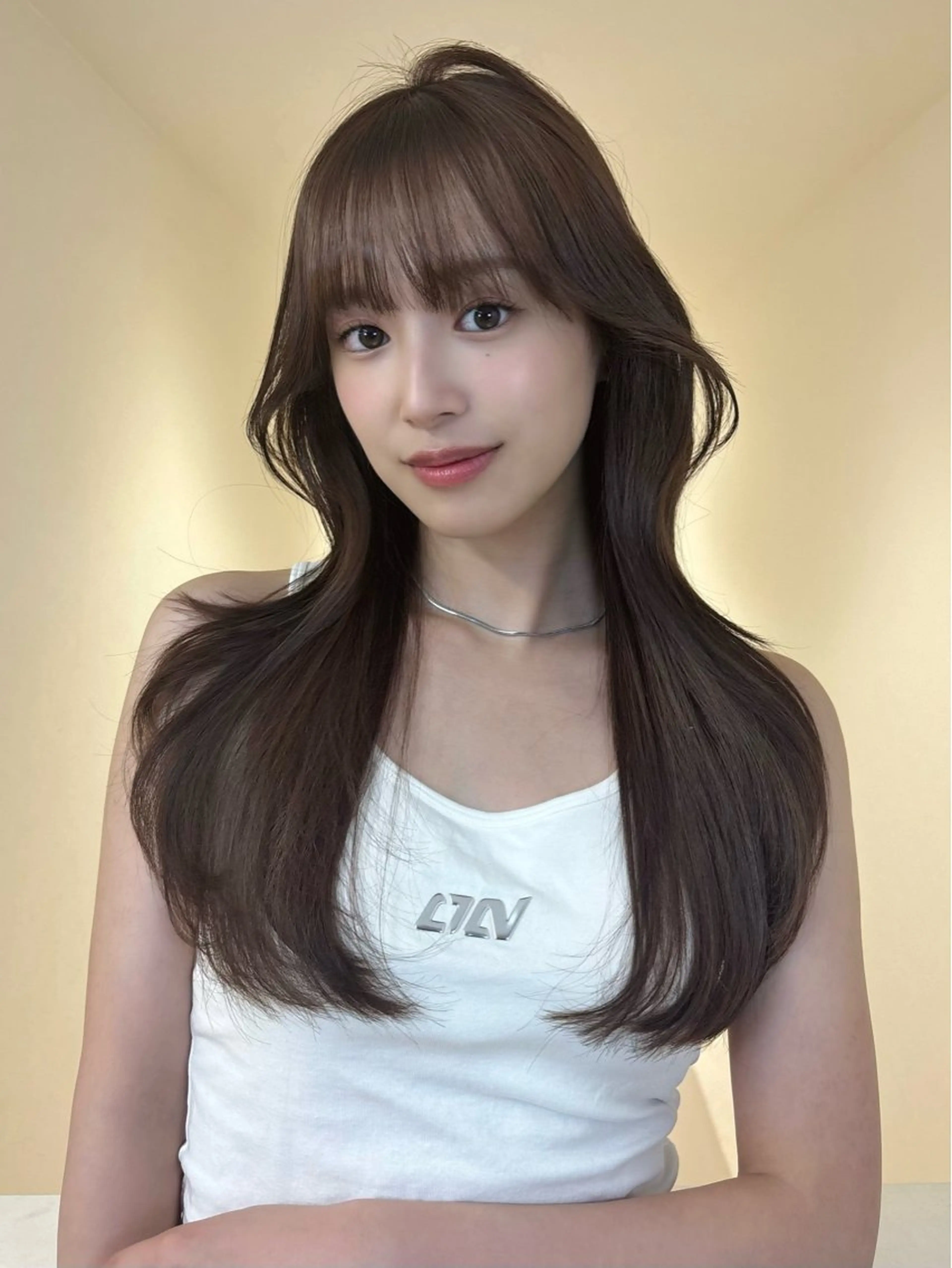 ロング カラー くびれヘア レイヤーカット momo /ニュアンスレイヤーのヘアスタイル