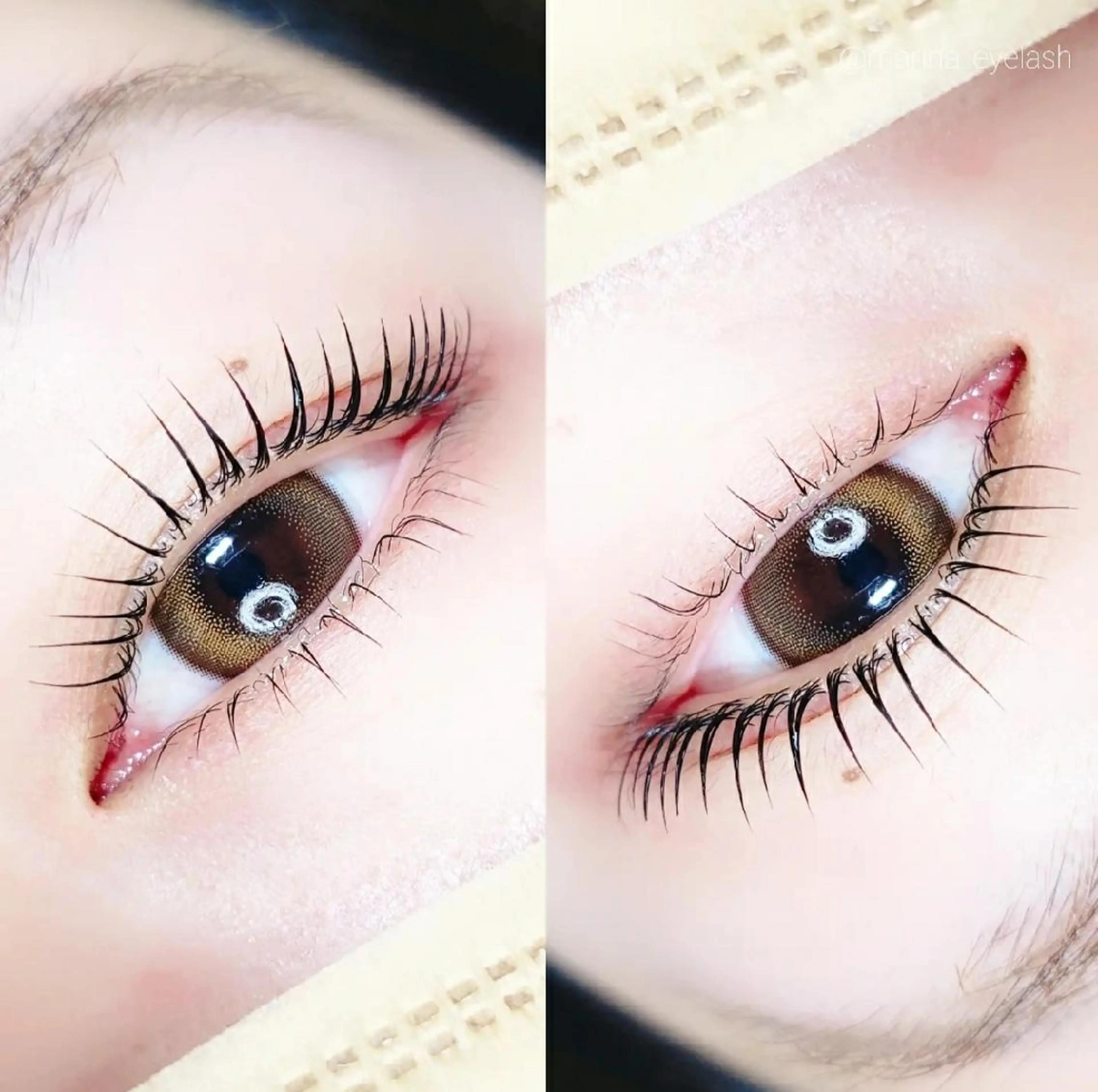 マツエク・マツパ 束感まつ毛 パリジェンヌラッシュリフト まつげパーマ 🦋 MARINA🦋のマツエク・マツパデザイン