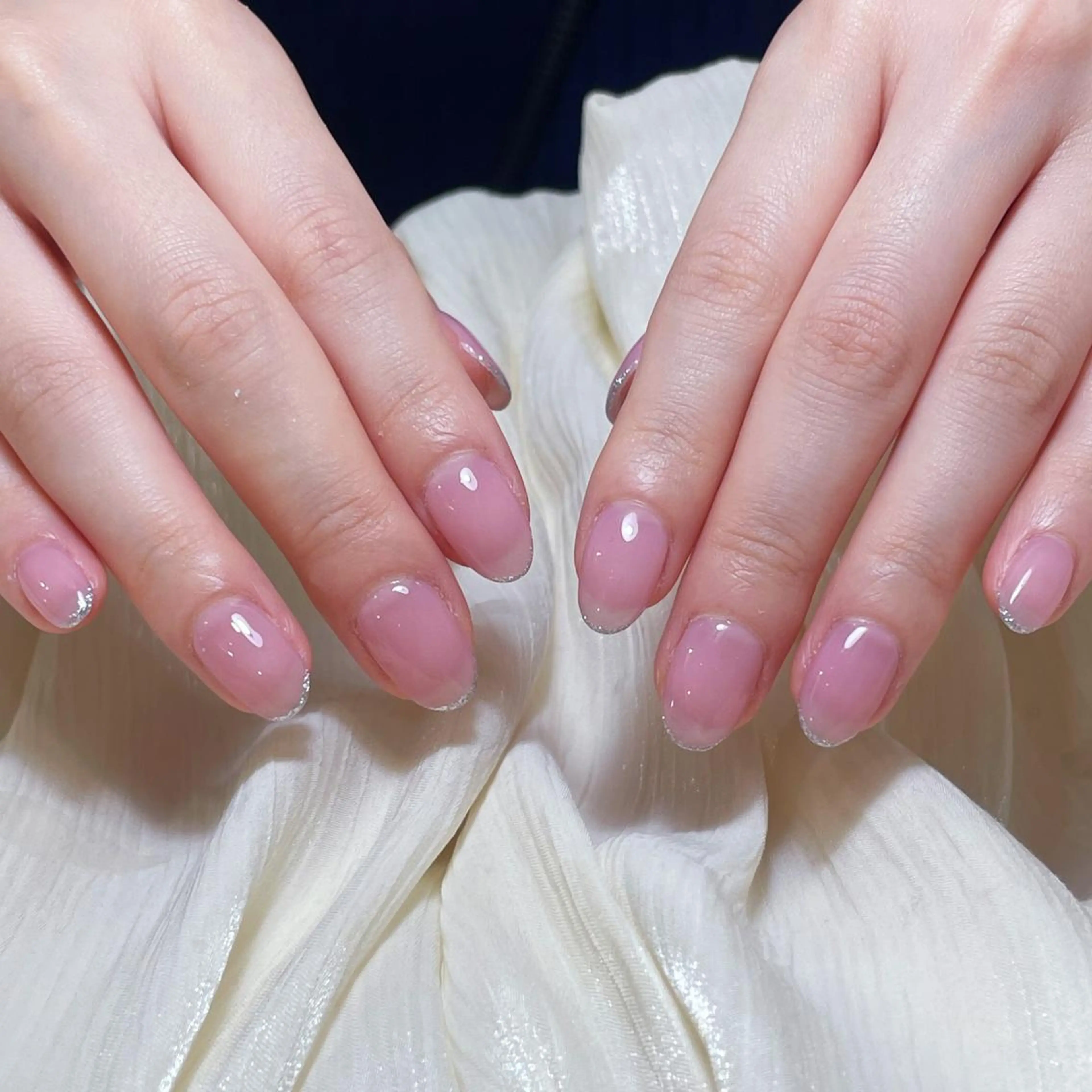 ネイル アートネイル オーロラネイル ガーリー キラキラネイル 韓国ネイル DIAMOND NailStudioのネイルデザイン