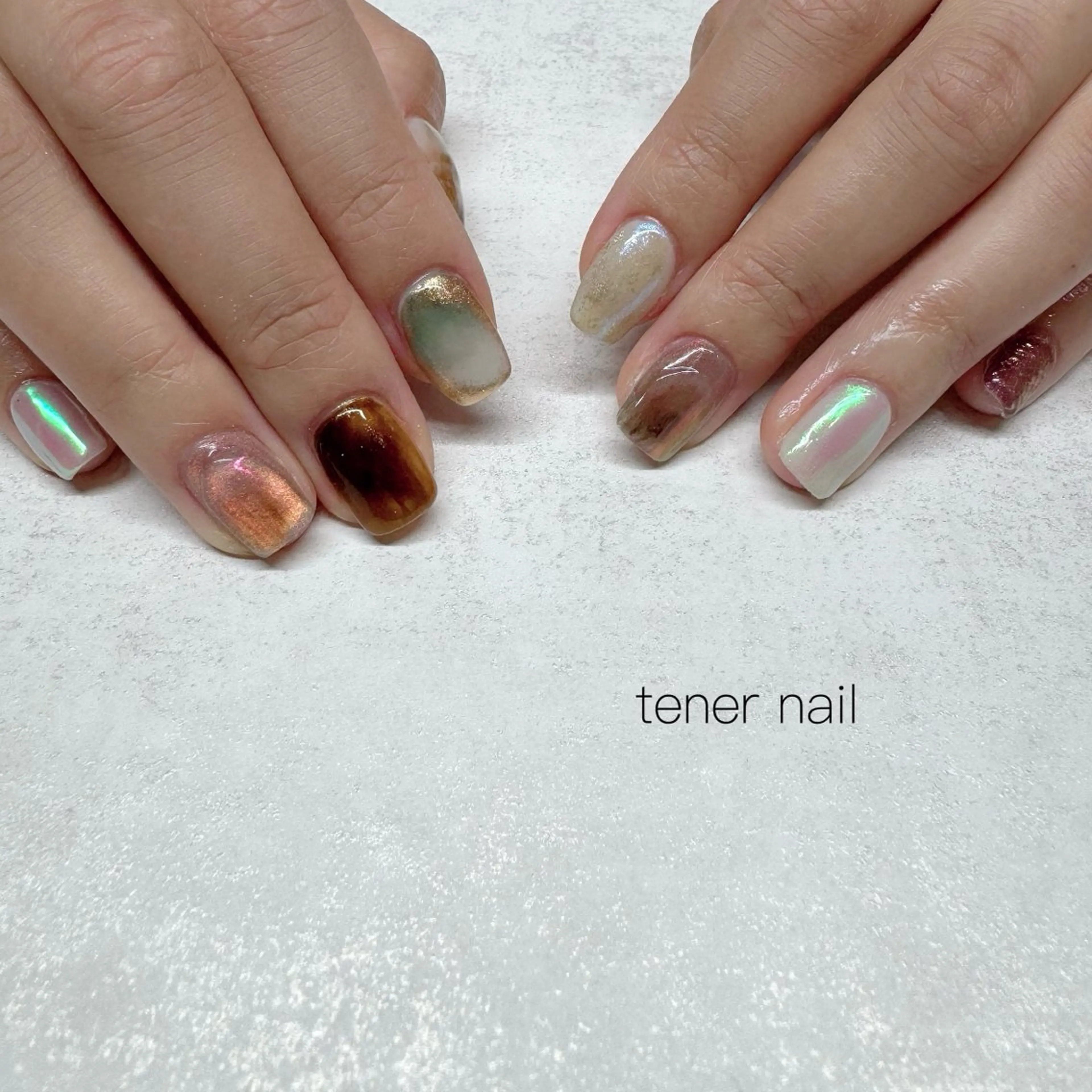 ネイル ニュアンスネイル ハンドネイル tener  nail  テネルネイル所属・テネルネイル tener nailのネイルデザイン
