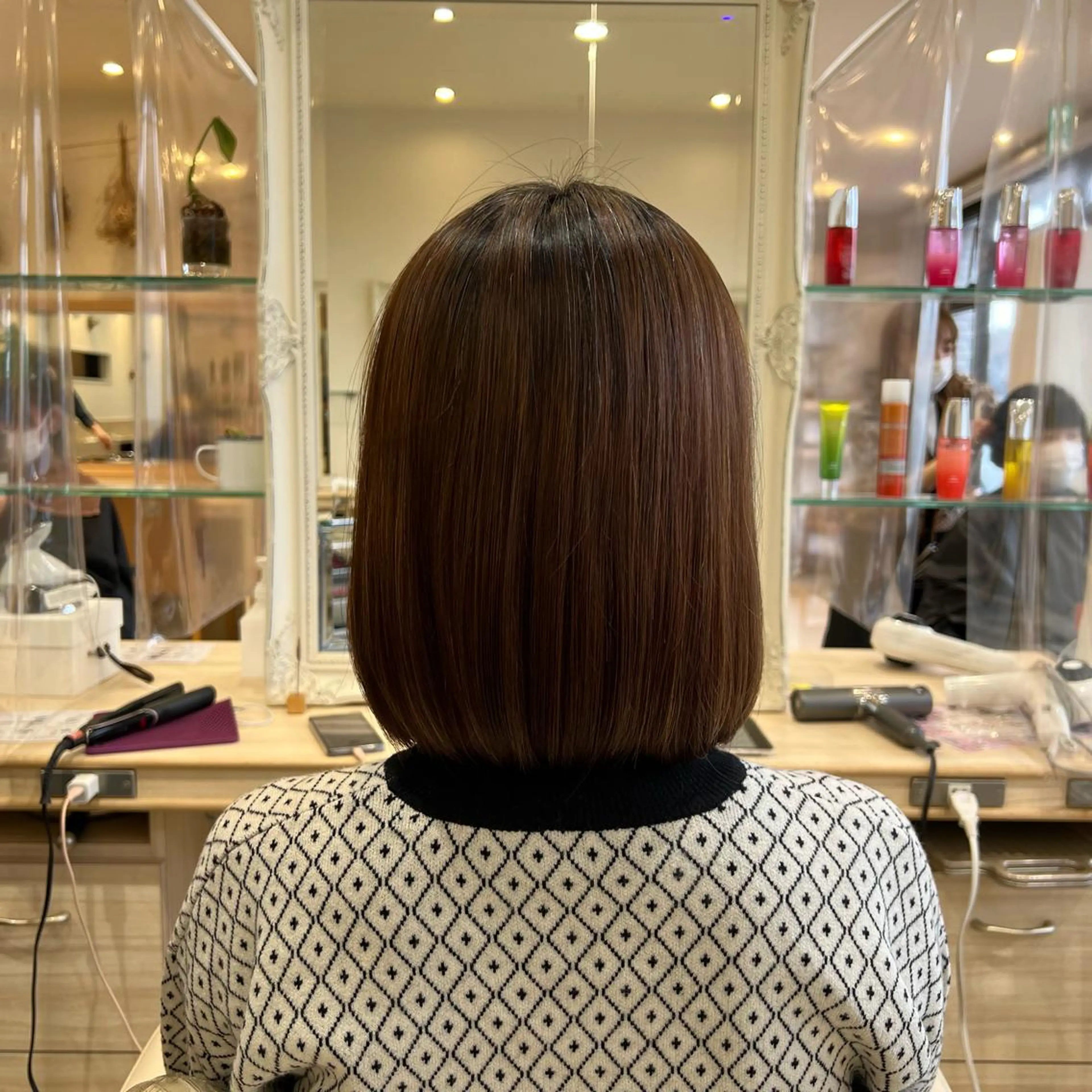 ミディアム ダブルカラー🌷✨ 守屋紗希のヘアスタイル