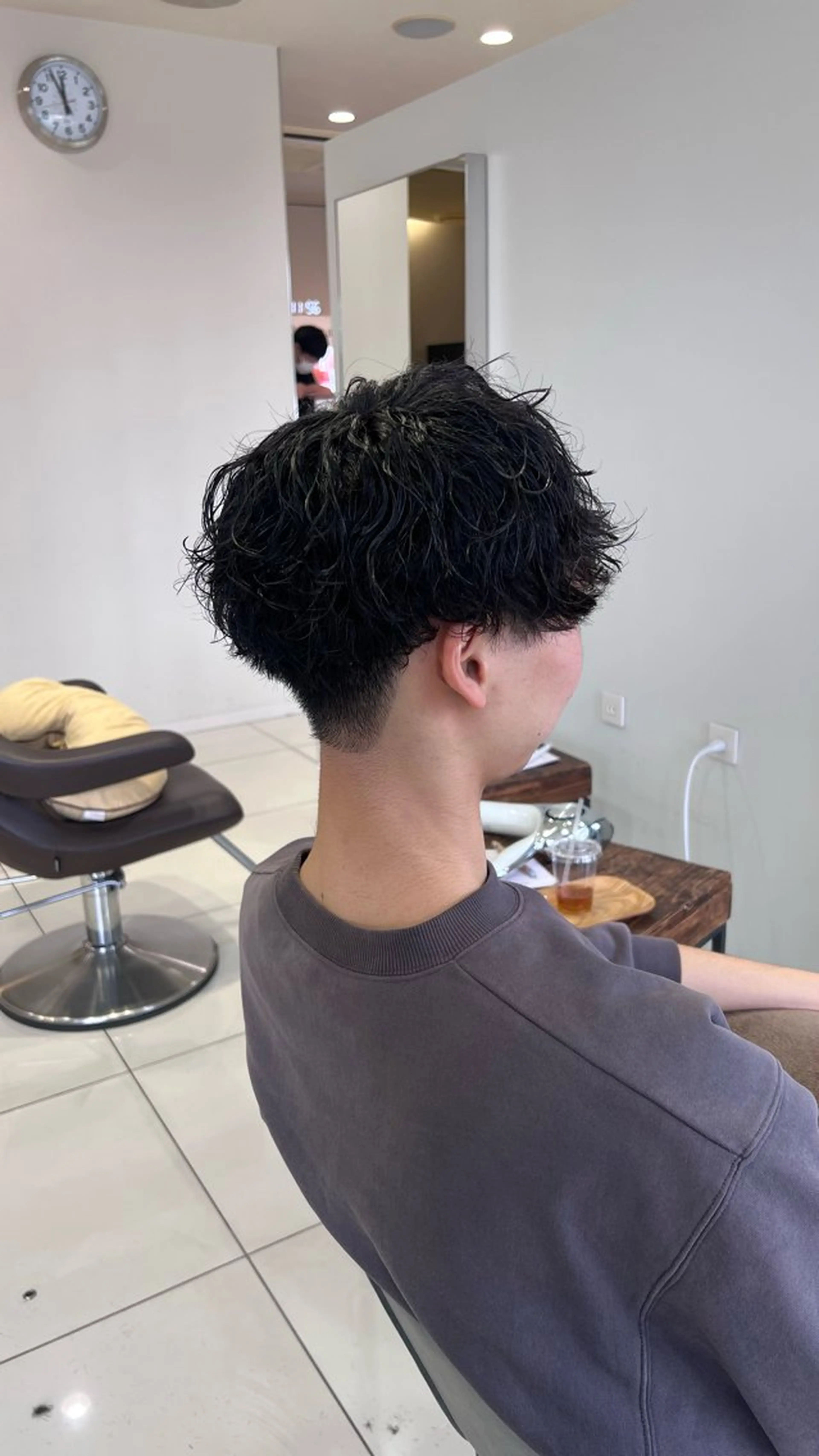 メンズ 波巻きパーマ カット パーマ シールエクステ/メン ズパーマ/鎌倉/ユウのヘアスタイル