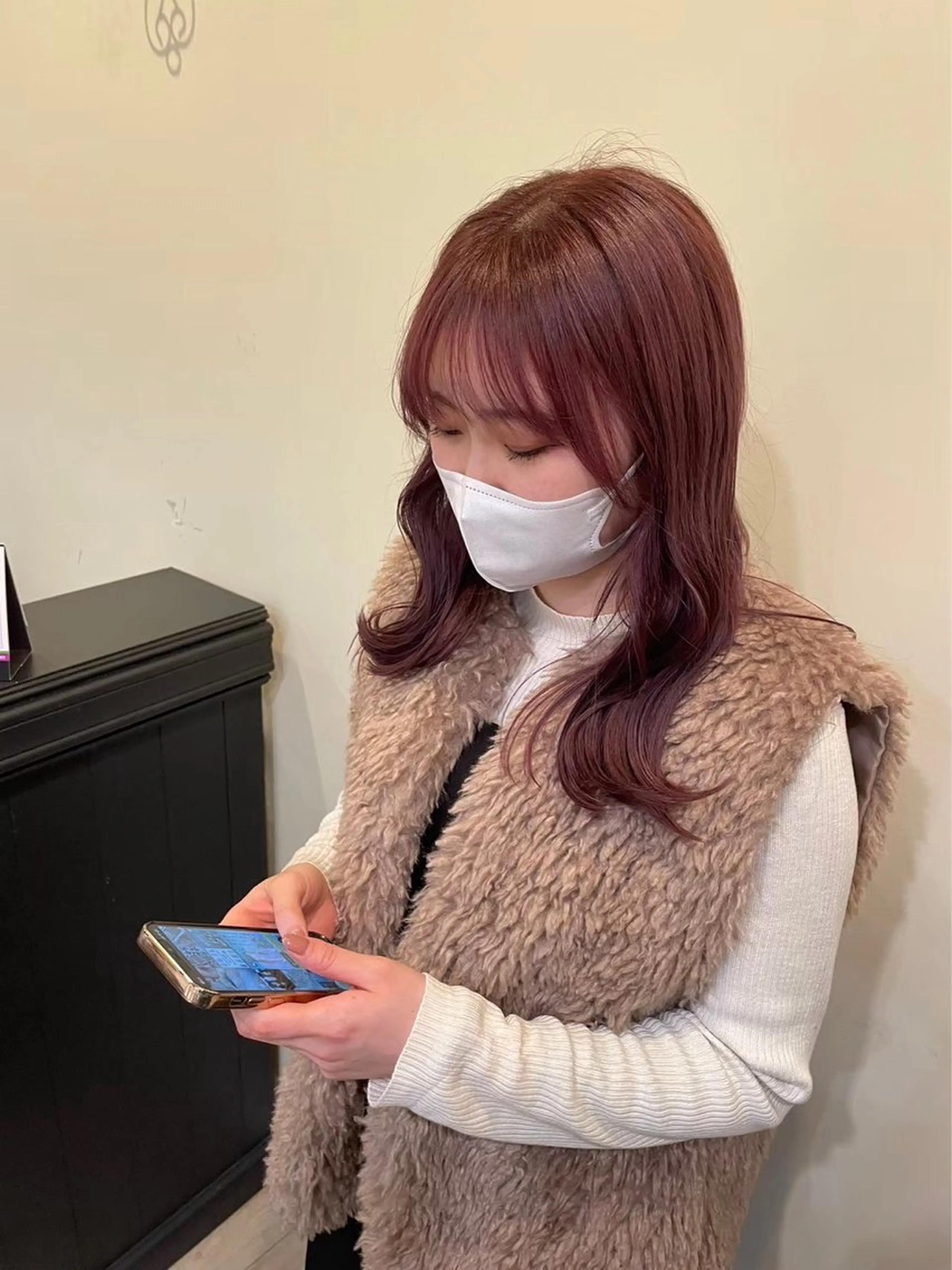 セミロング ヘアカラー ななか /KOKOROのヘアスタイル