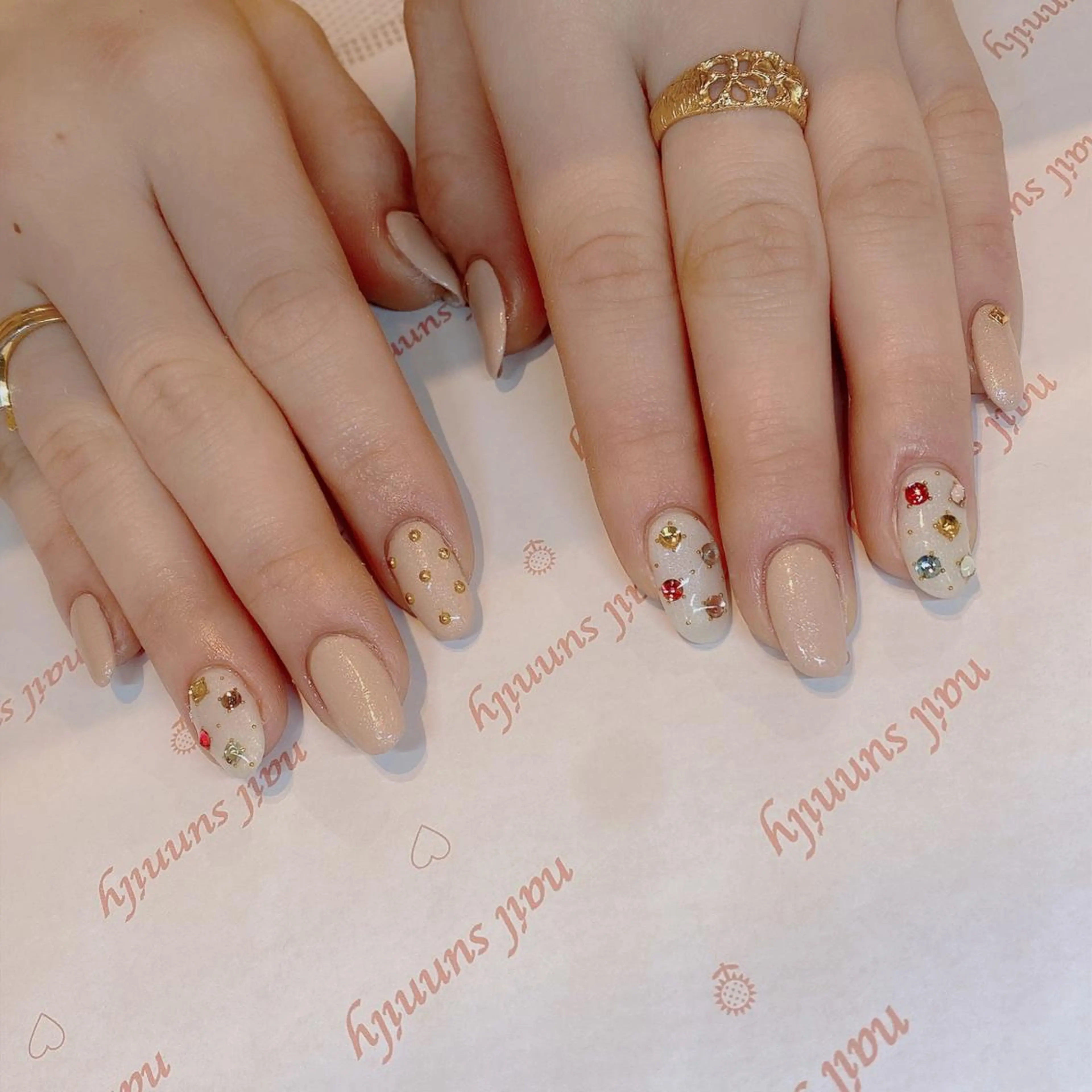 ネイル 長さだし専門店 M2　rikaのネイルデザイン