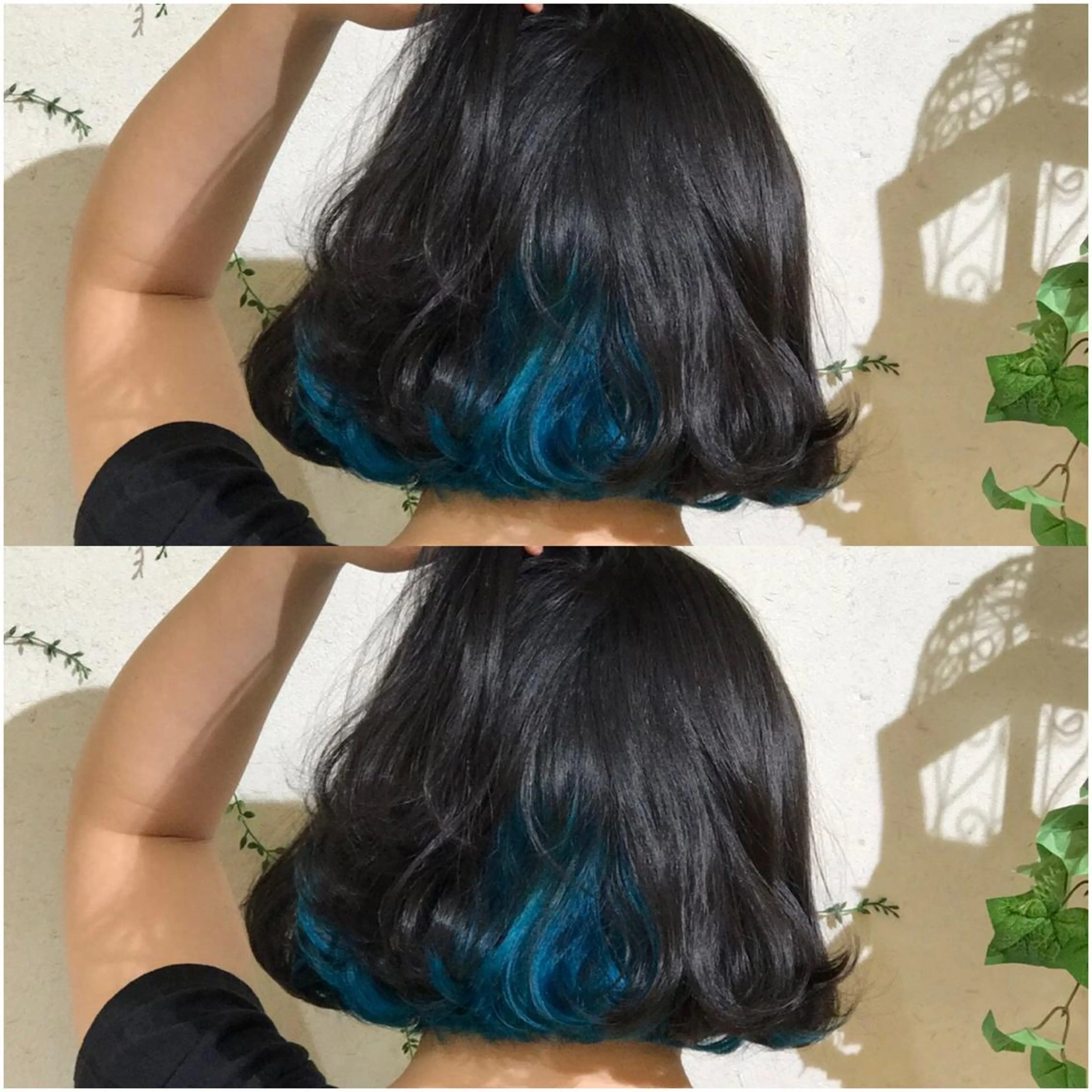 ショート カラー ブリーチ ブルーカラー インナーカラー タンバルモリ circus by KENJE 町田店のヘアスタイル