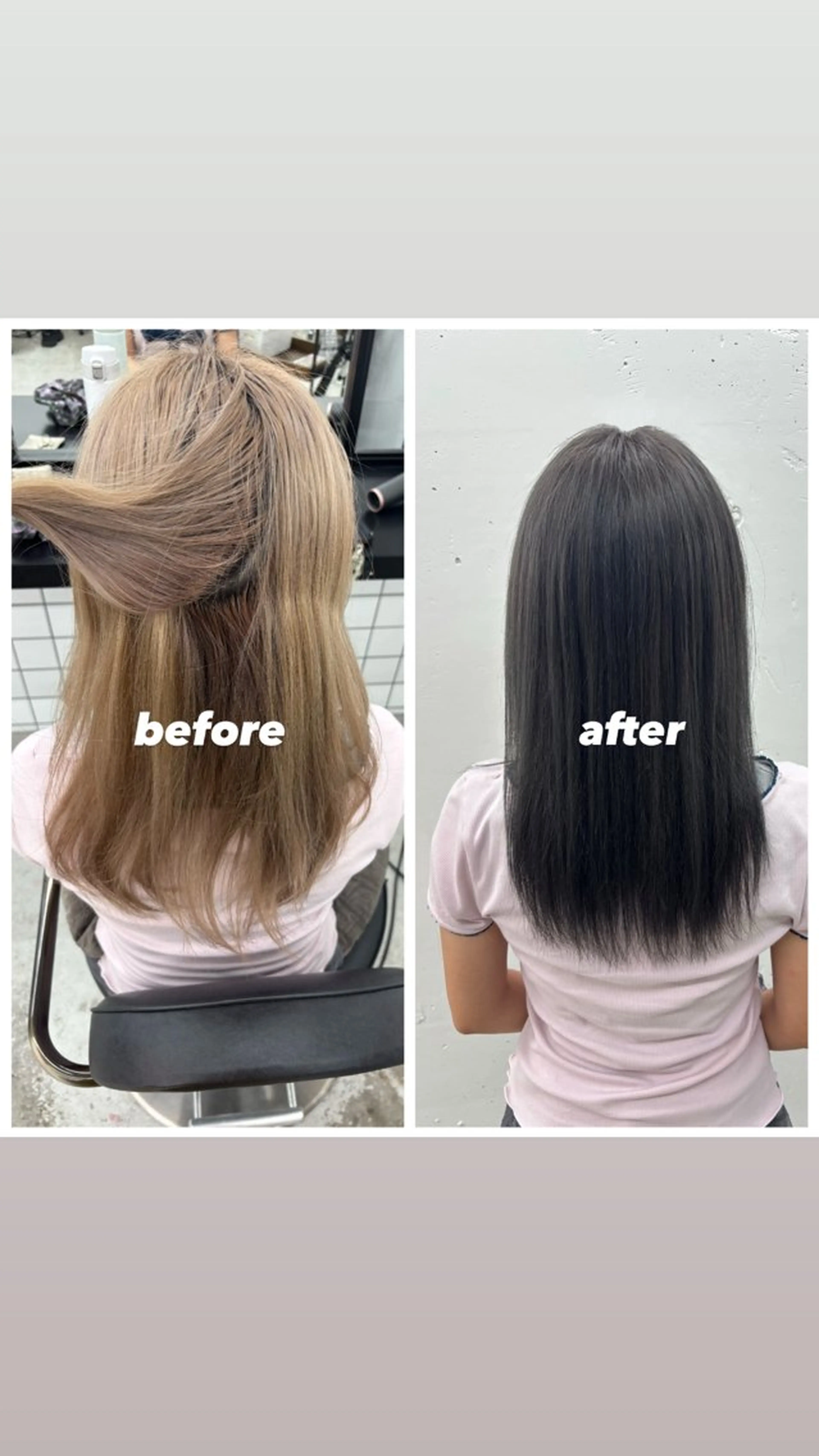 セミロング カラー グレージュ オリーブグレージュ オリーブグレー ヘアカラー トリートメント ヘッドスパ 🌼あいり🌼 JILLSTUDIOのヘアスタイル