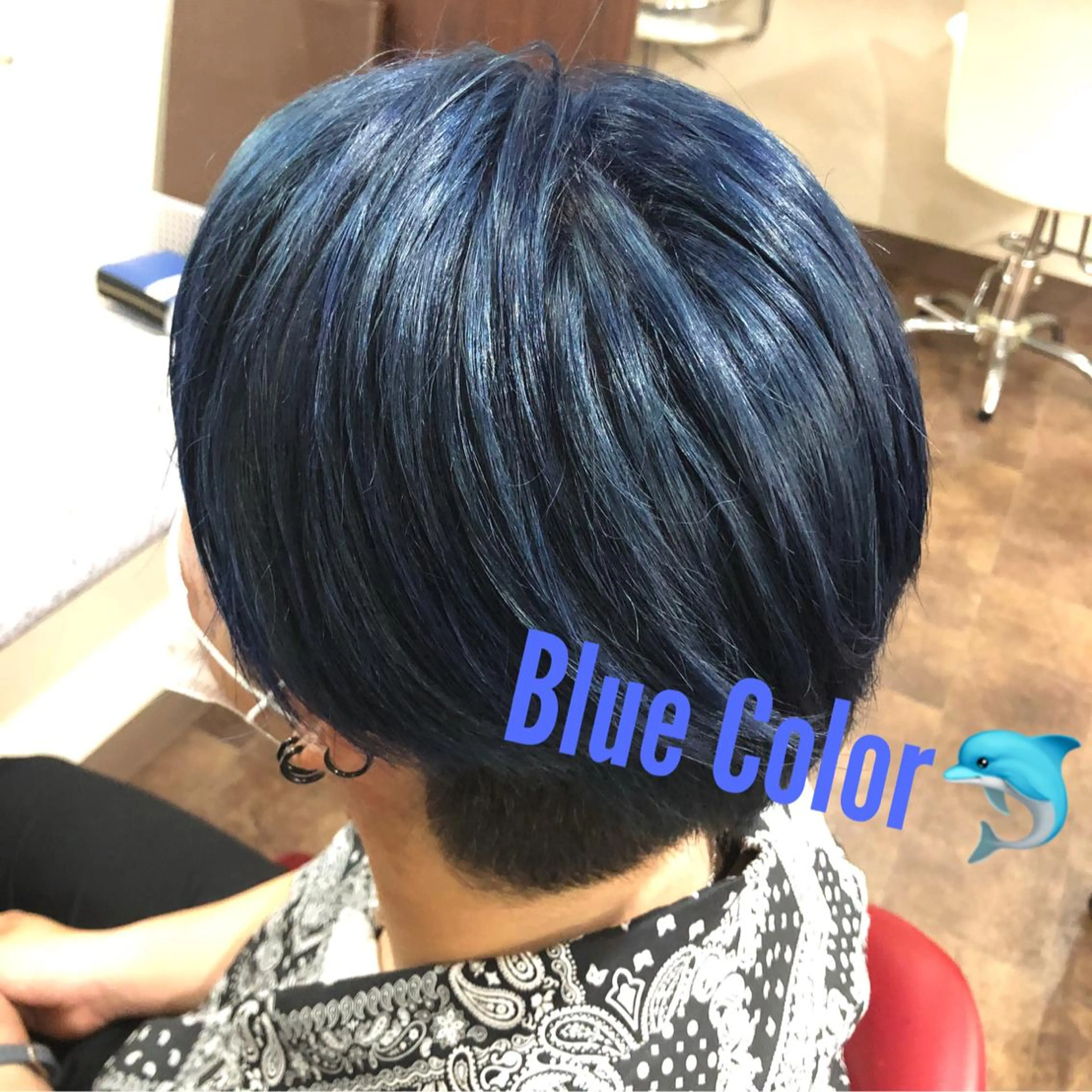 カラー メンズ ツーブロック ブルーカラー 似合わせ＆予防美容 飯島   知花💐のその他イメージ