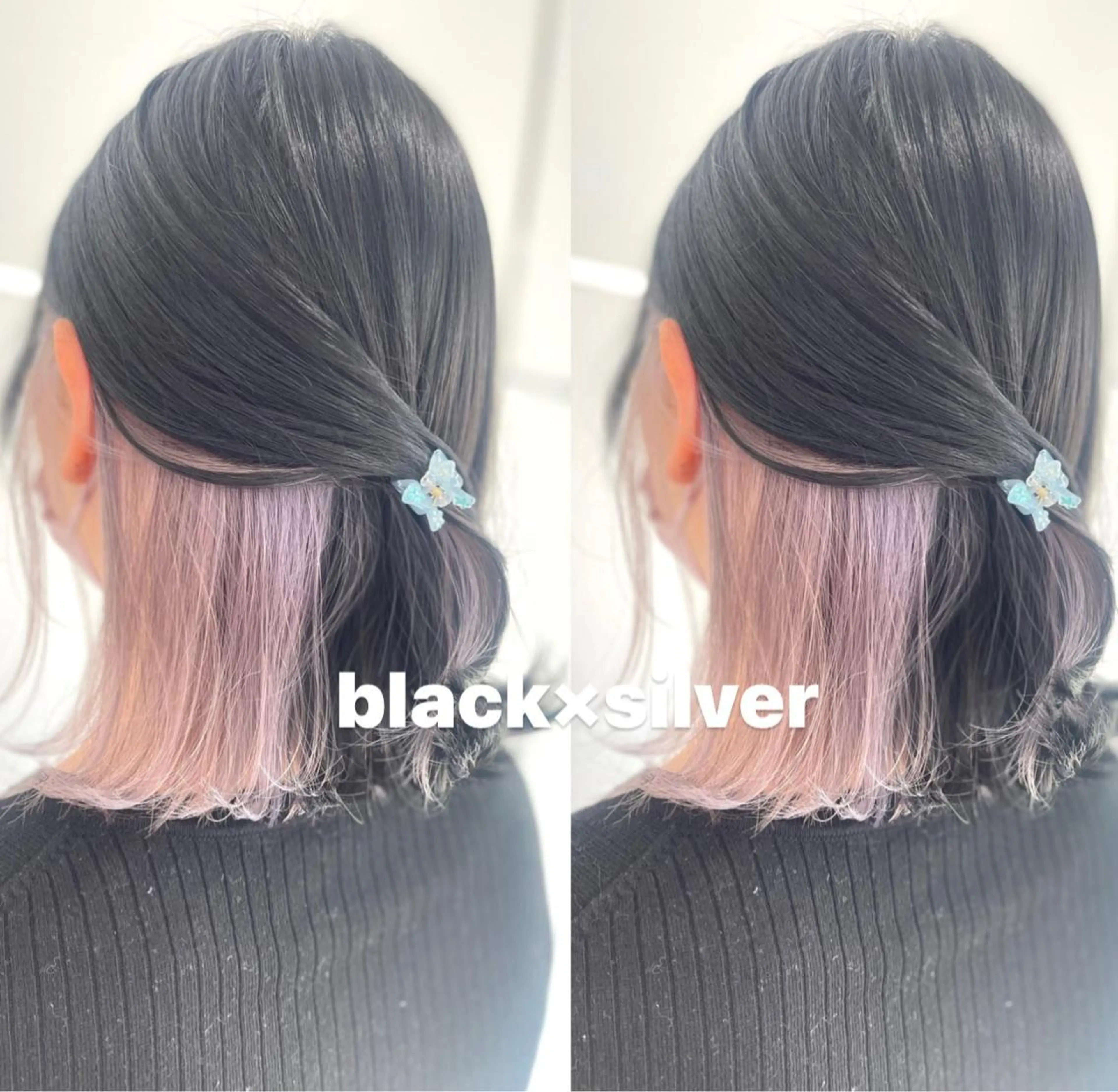 ショート シールエクステ エクステ ハイライト 髪質改善 韓国風ヘア ヘアカラー 🦋ami/浦和 ブリーチカラー🦋のヘアスタイル