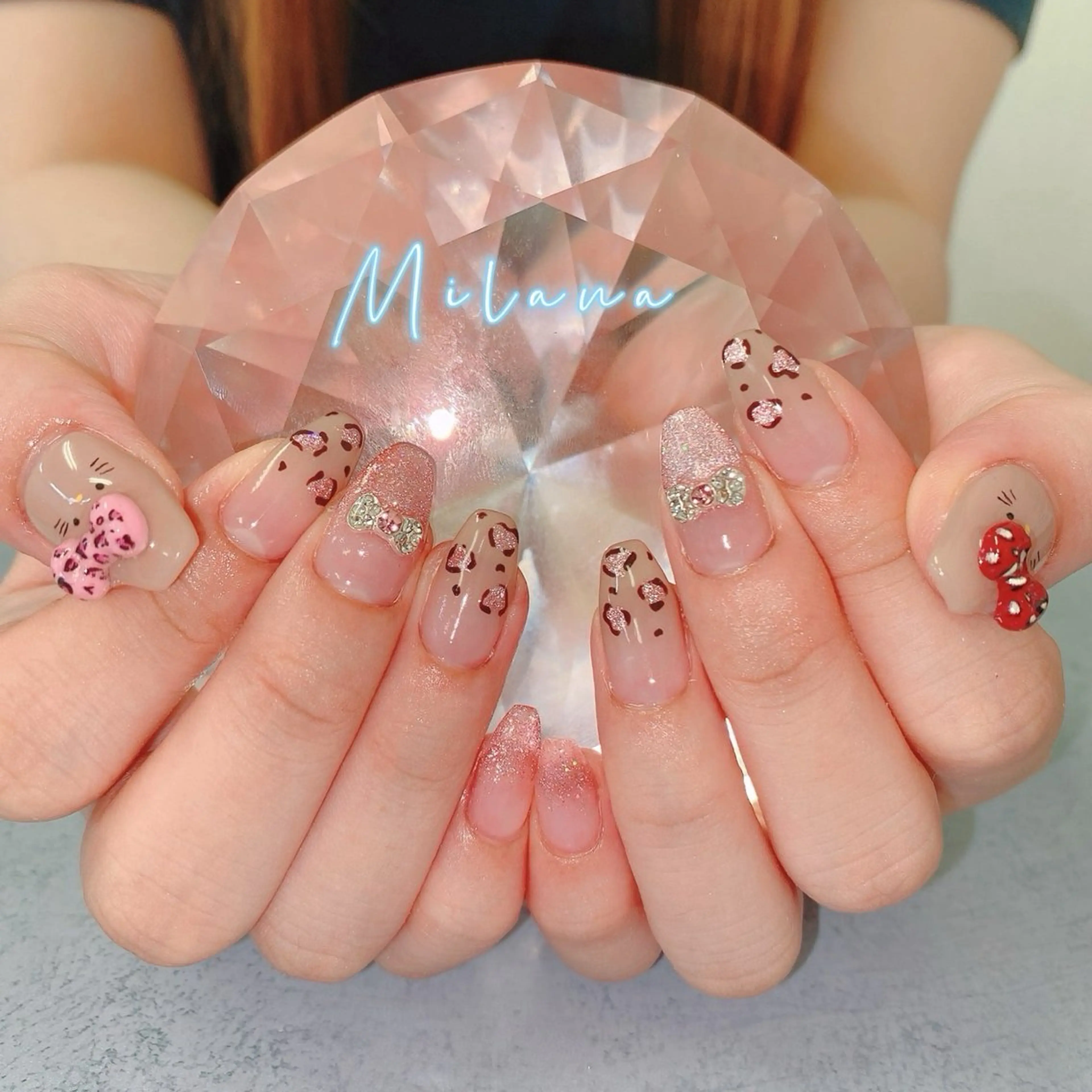 ネイル ハンドネイル Milana 西里のネイルデザイン