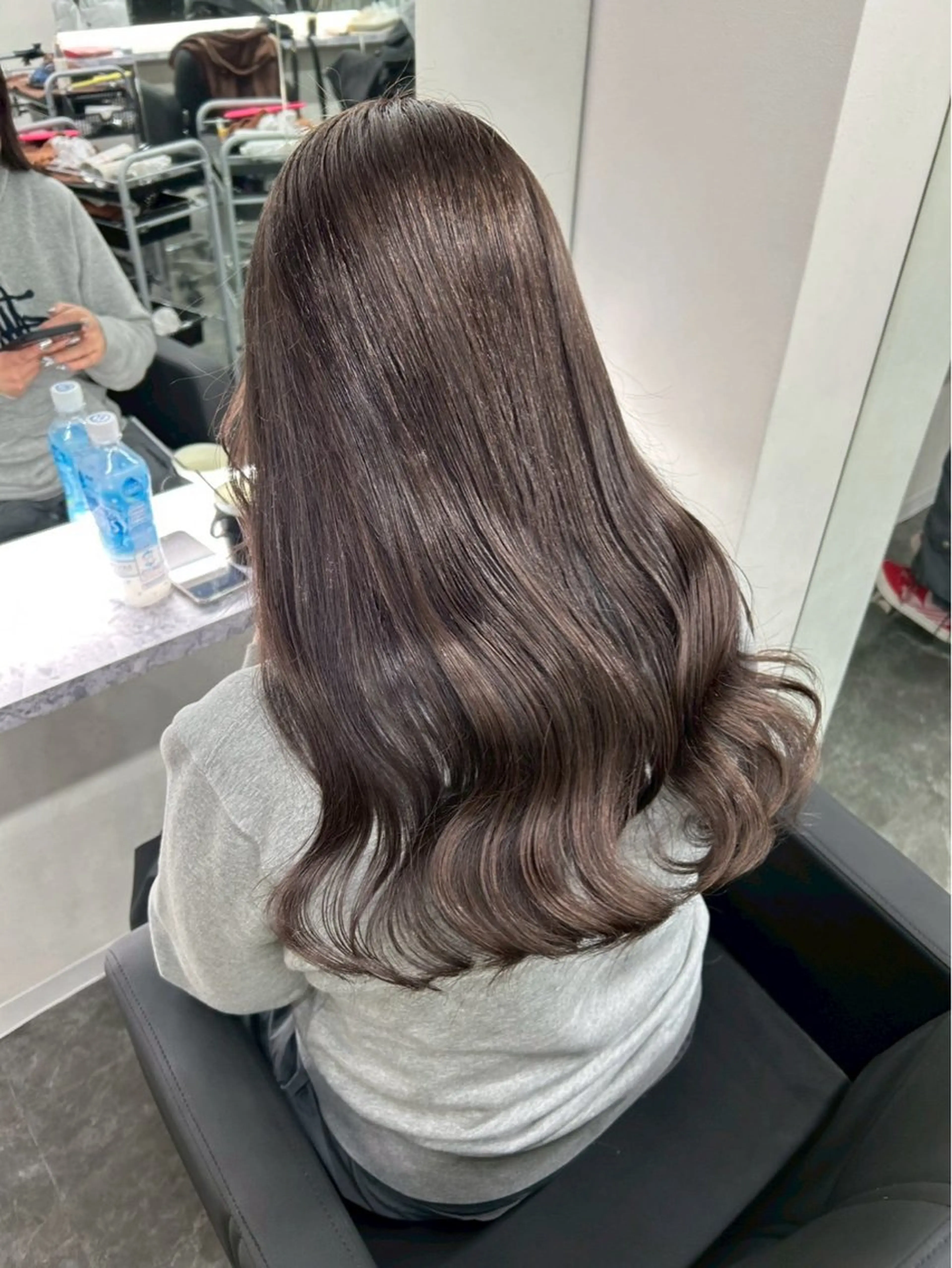 ロング ヘアカラー トリートメント 田中 翔覇のヘアスタイル