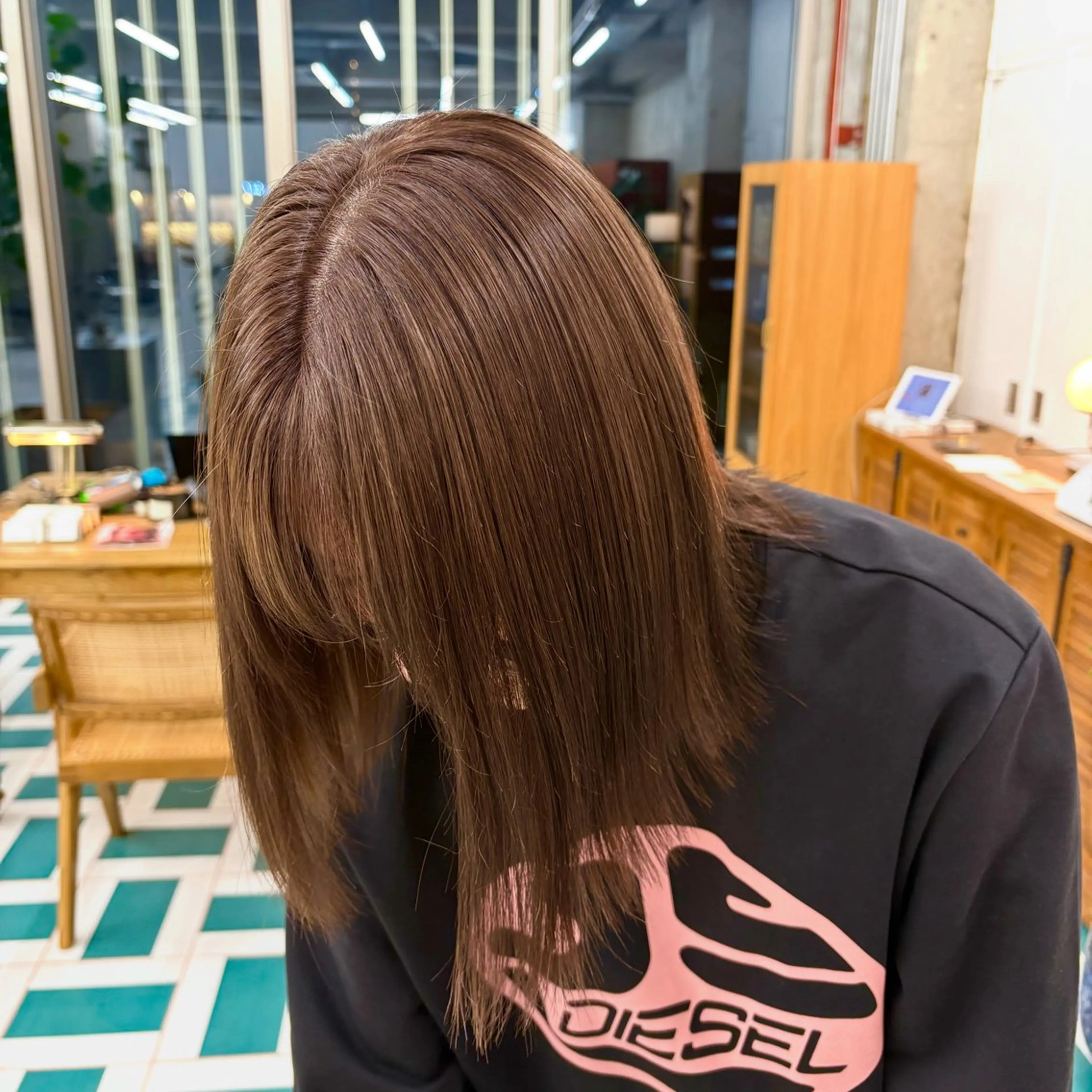 ミディアム カラー ヘアカラー bond story 本店所属・MAO /透明感カラー/ボブのヘアスタイル