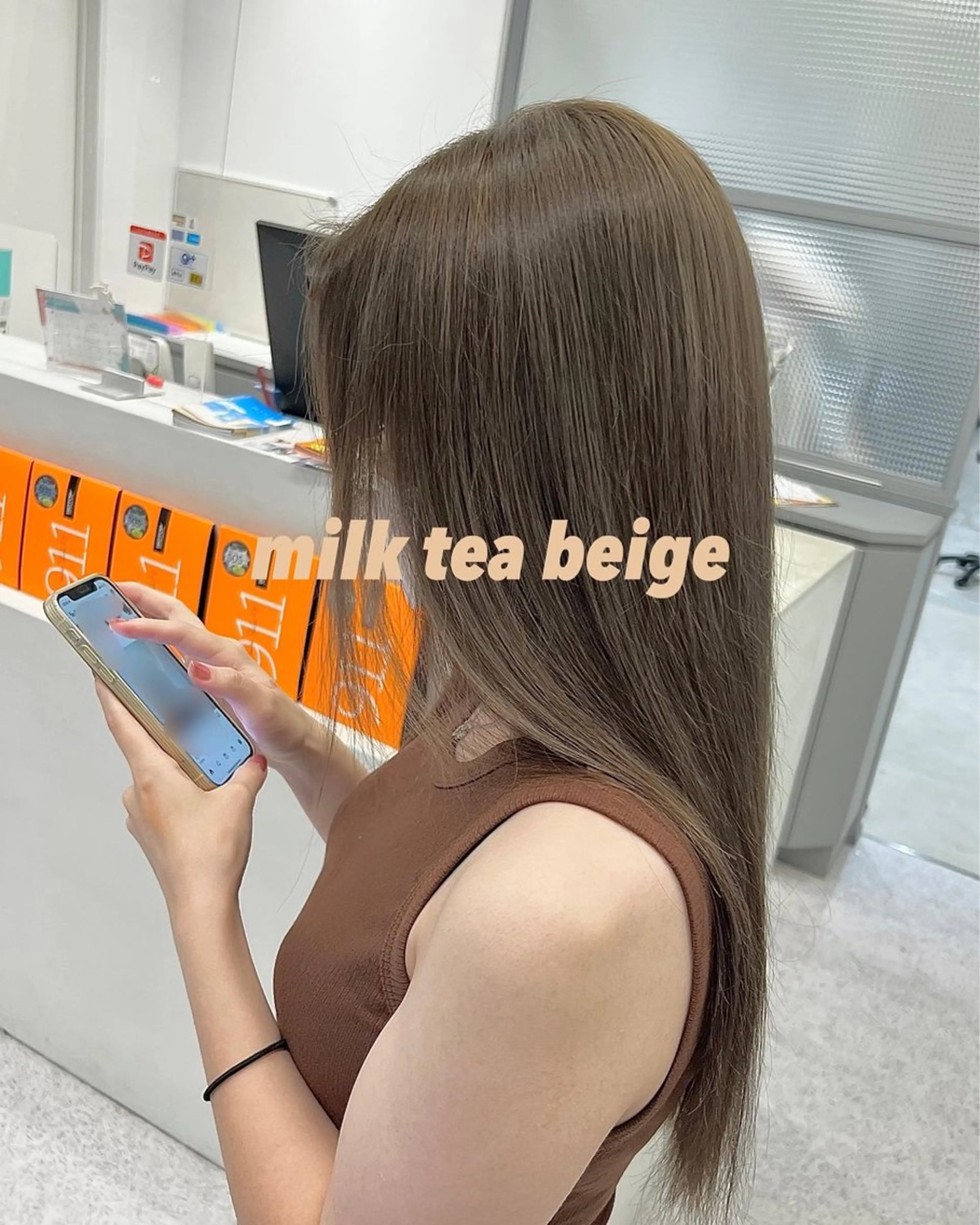 ロング カラー 𝑬𝑰𝑲𝑰/ 金沢駅西口店のヘアスタイル