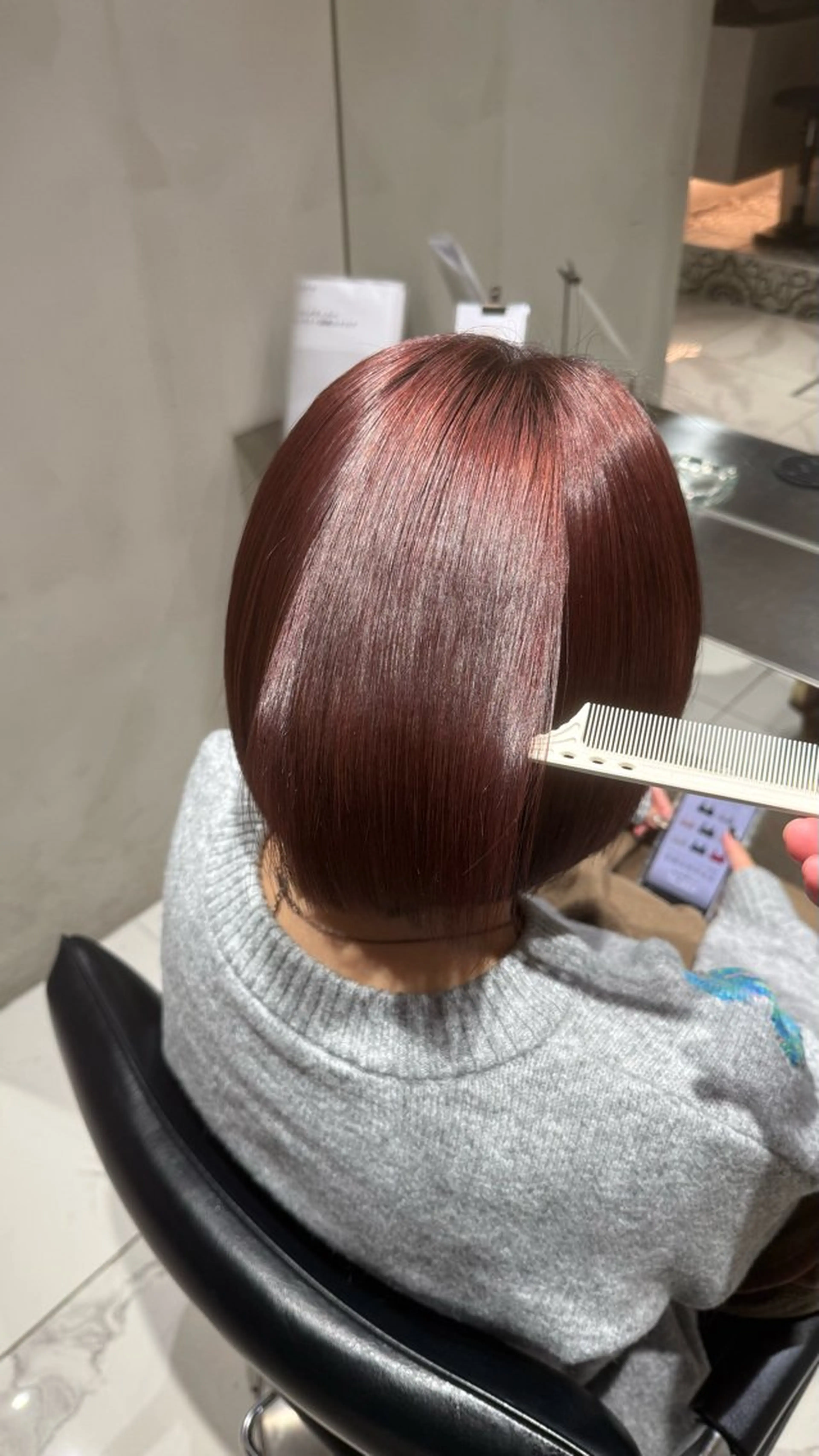 ショート 髪質改善 トリートメント 🫆似合わせカラー/ ケアカラー/泰玖のヘアスタイル