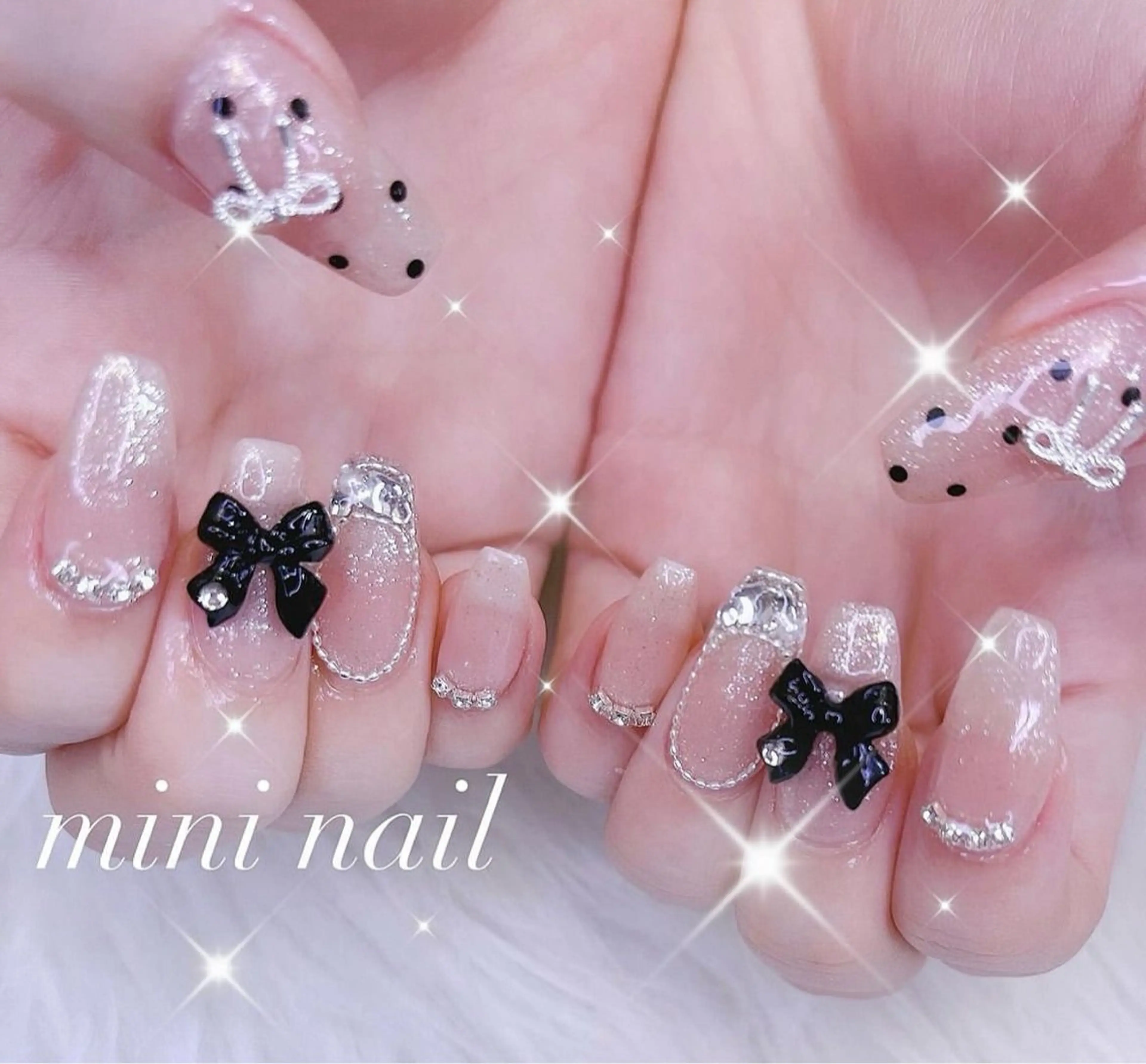 メンズ ネイル フレンチネイル ジェルネイル ワンホンネイル mini nailのネイルデザイン