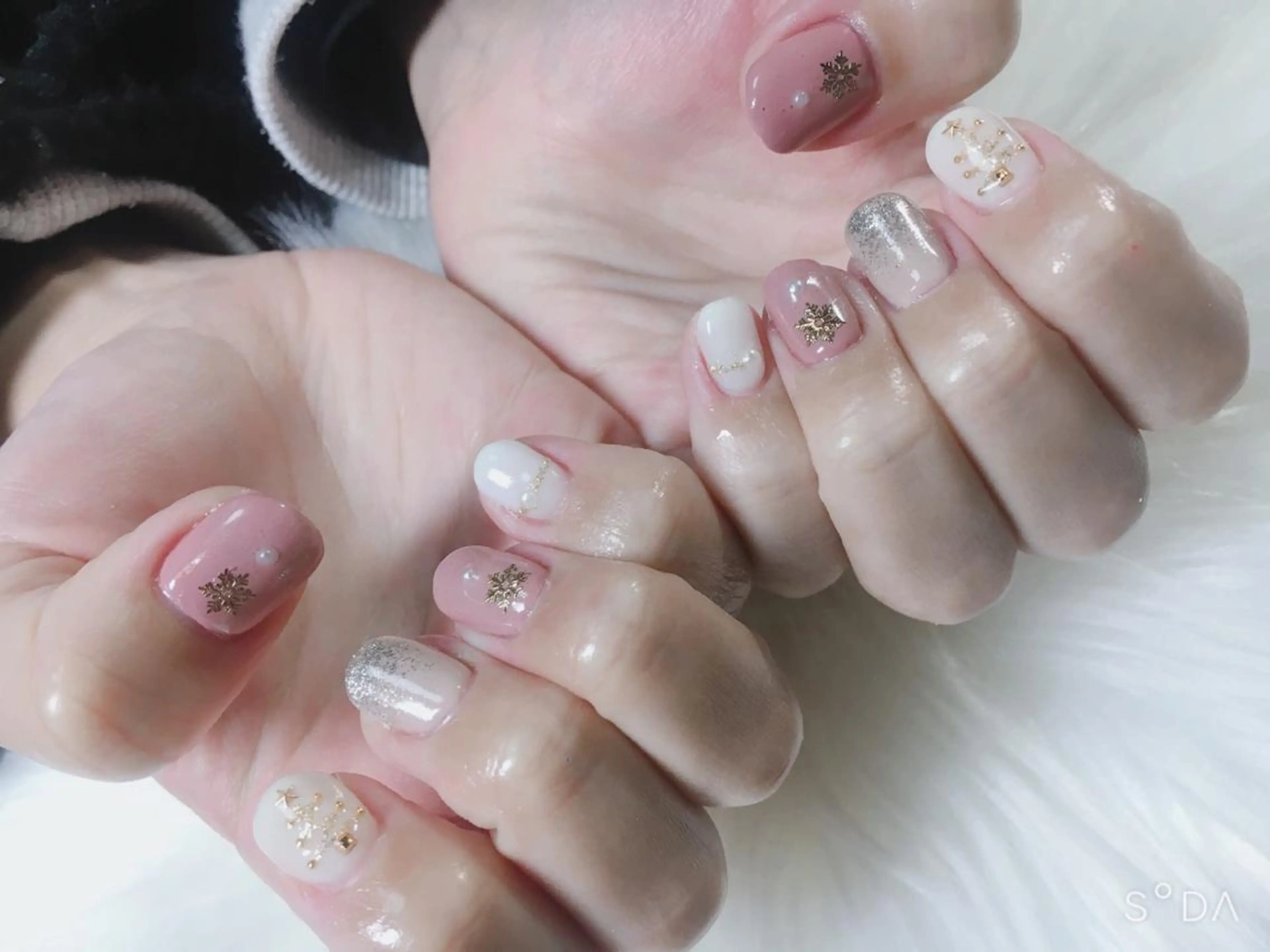 ネイル 冬ネイル クリスマス ハンドネイル フットネイル miwa ミワのネイルデザイン