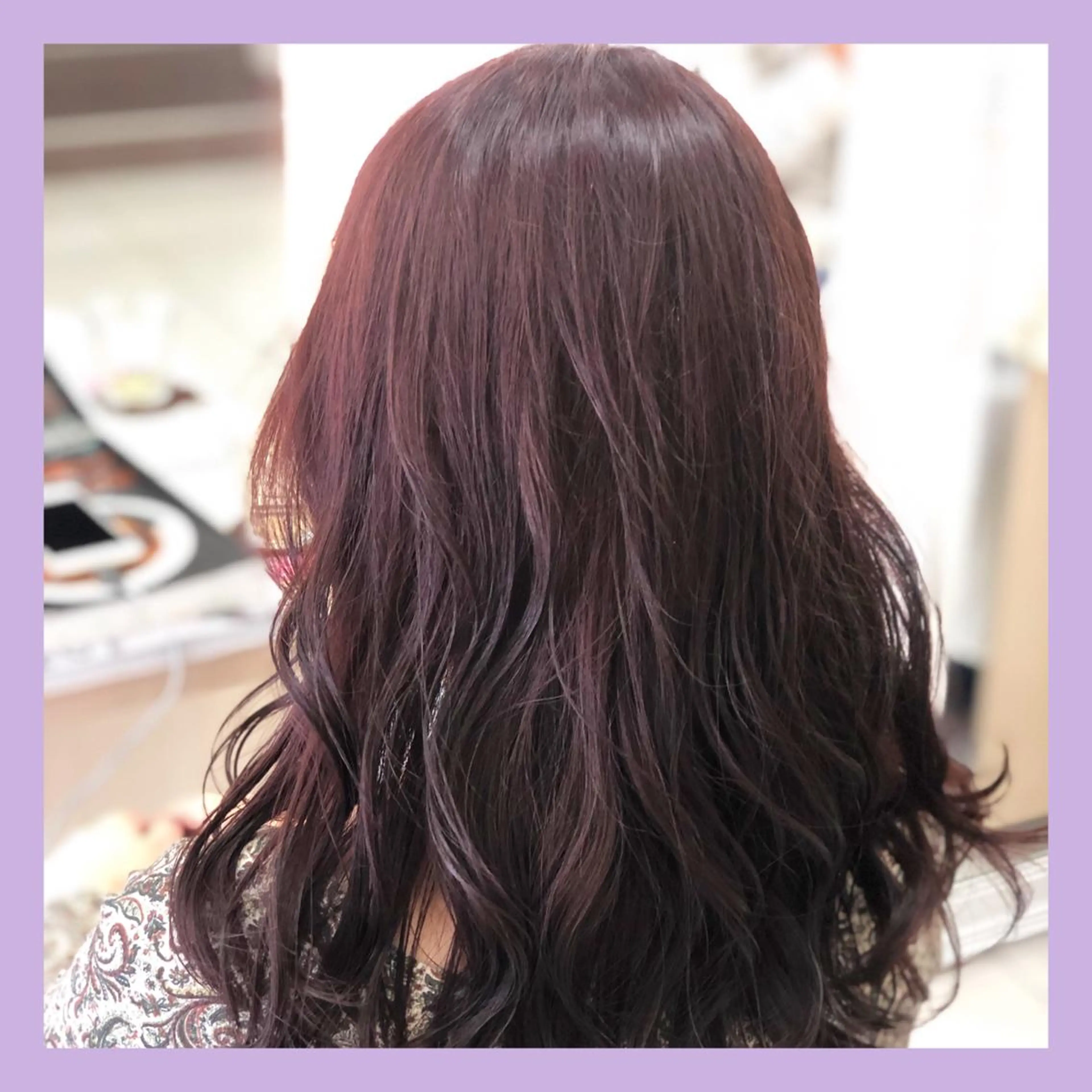 ロング カラー 大澤 碧のヘアスタイル