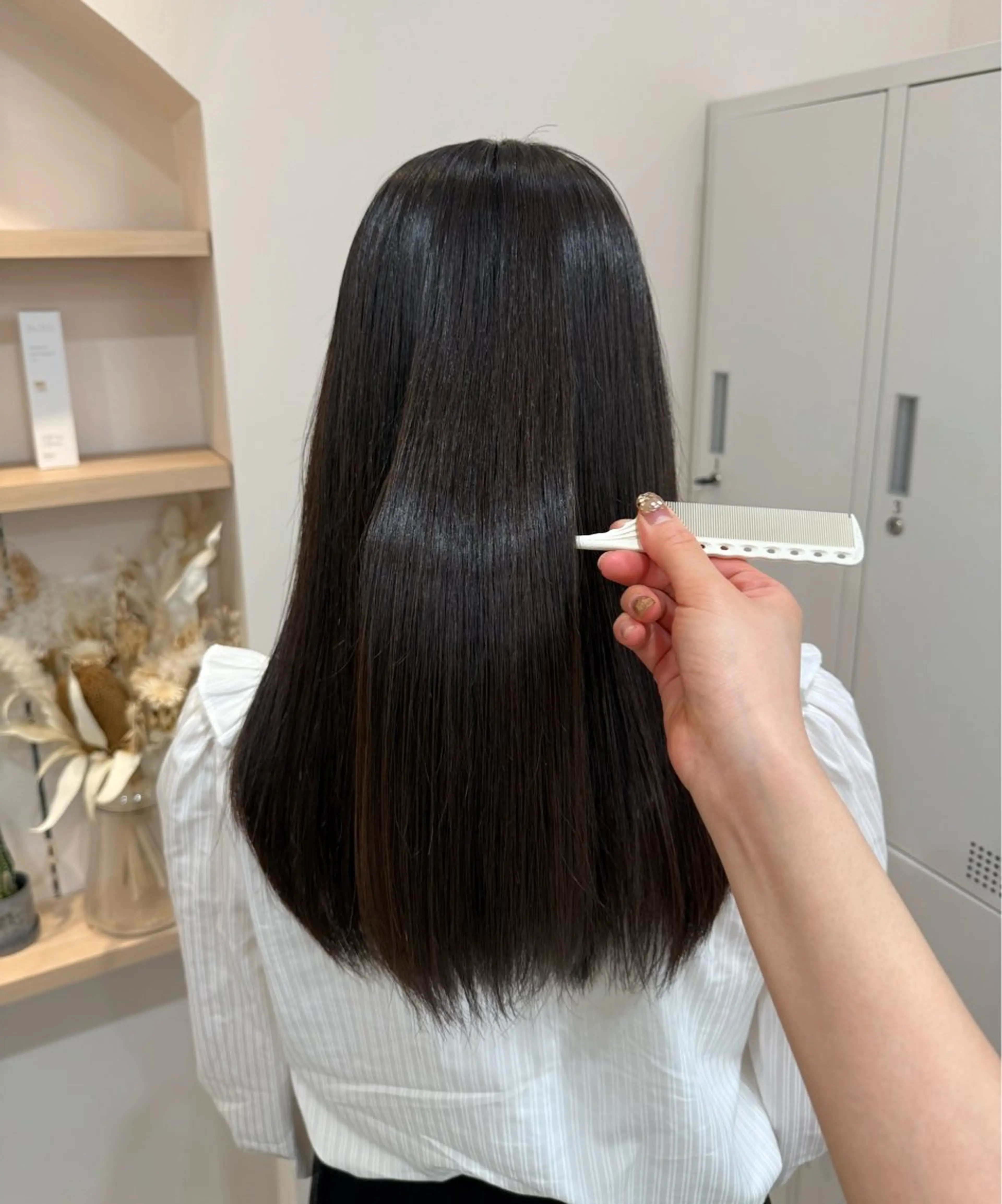 ロング 縮毛矯正 縮毛矯正 🐈ブリーチ/ショー ト/ボブmiyu🐈のヘアスタイル