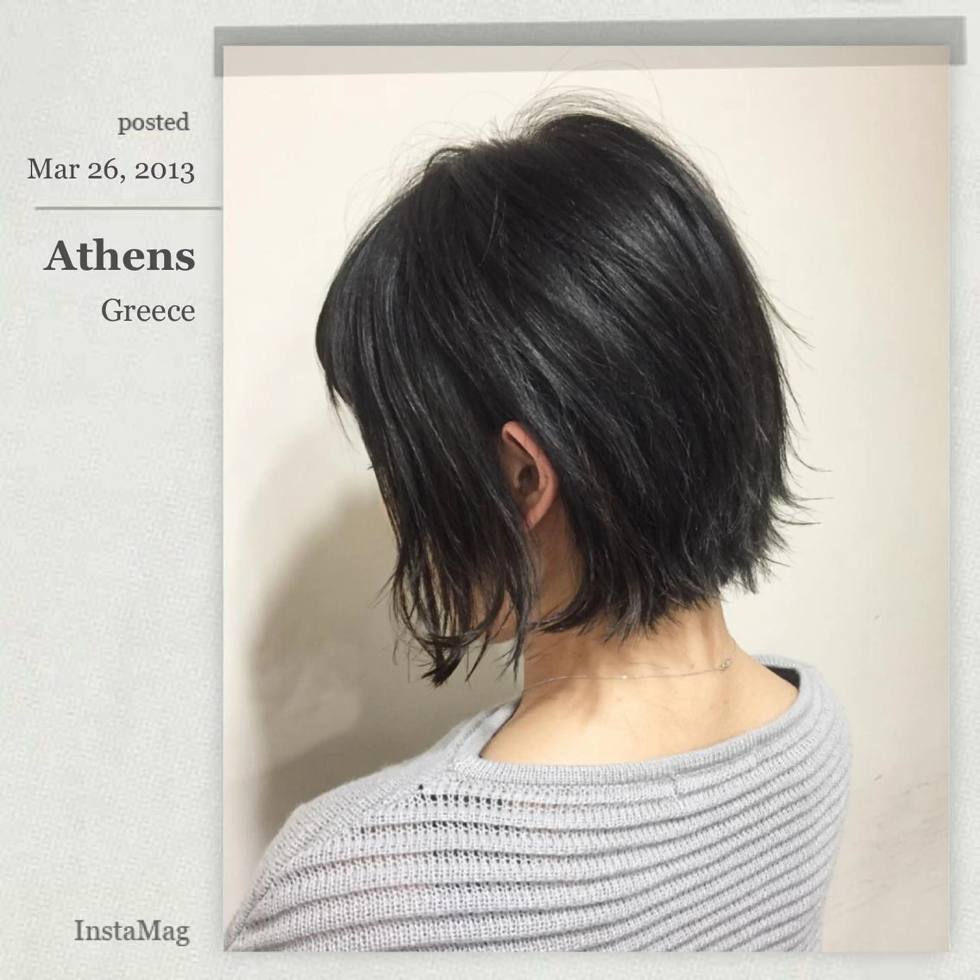 ショート カラー シールエクステ ボブ エクステ 伸ばしかけ ショートヘア Hair mission【ヘアーミッション】心斎橋所属・エクステ／レイヤー 落合/心斎橋のヘアスタイル