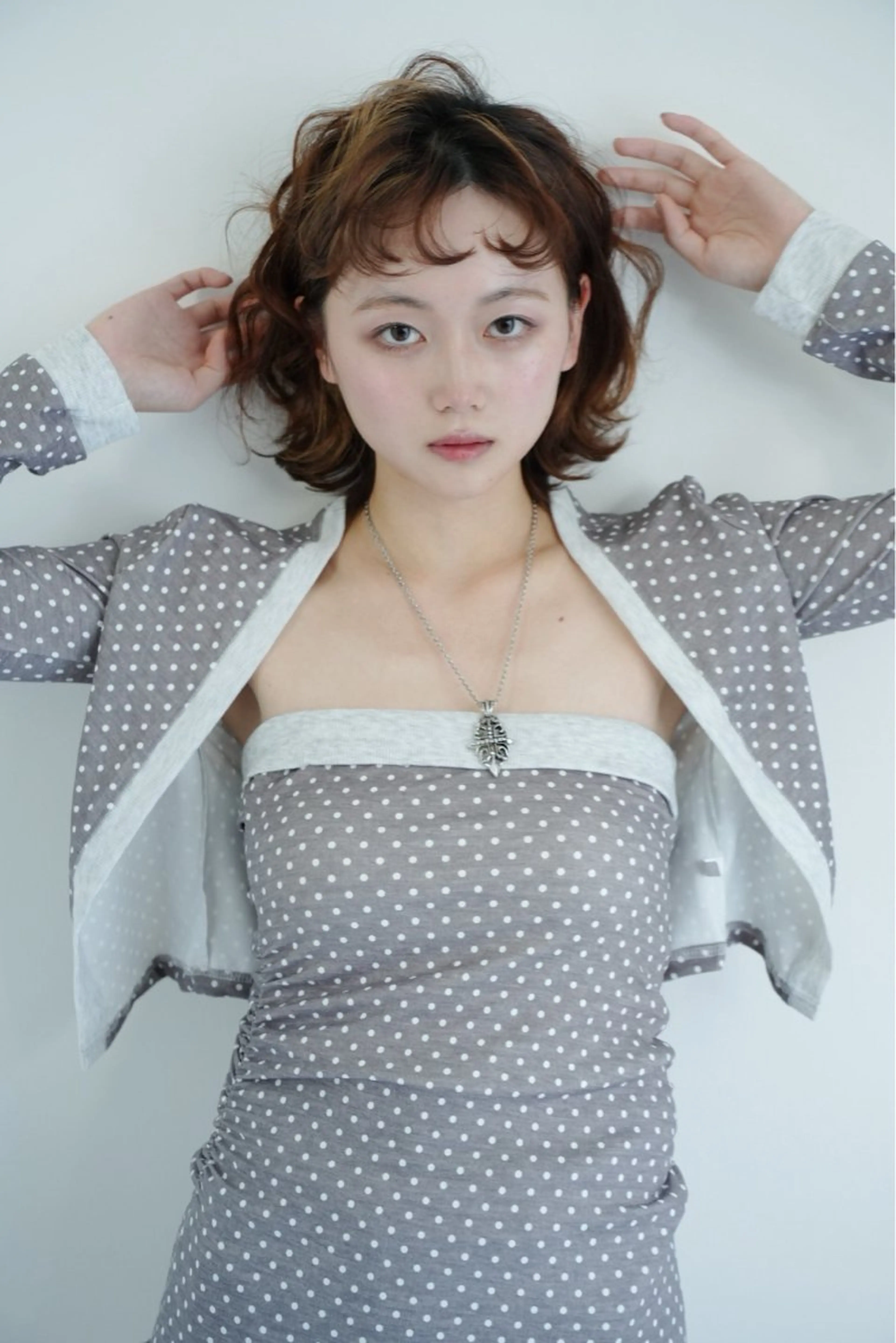 ミディアム カット パーマ noya karinのヘアスタイル