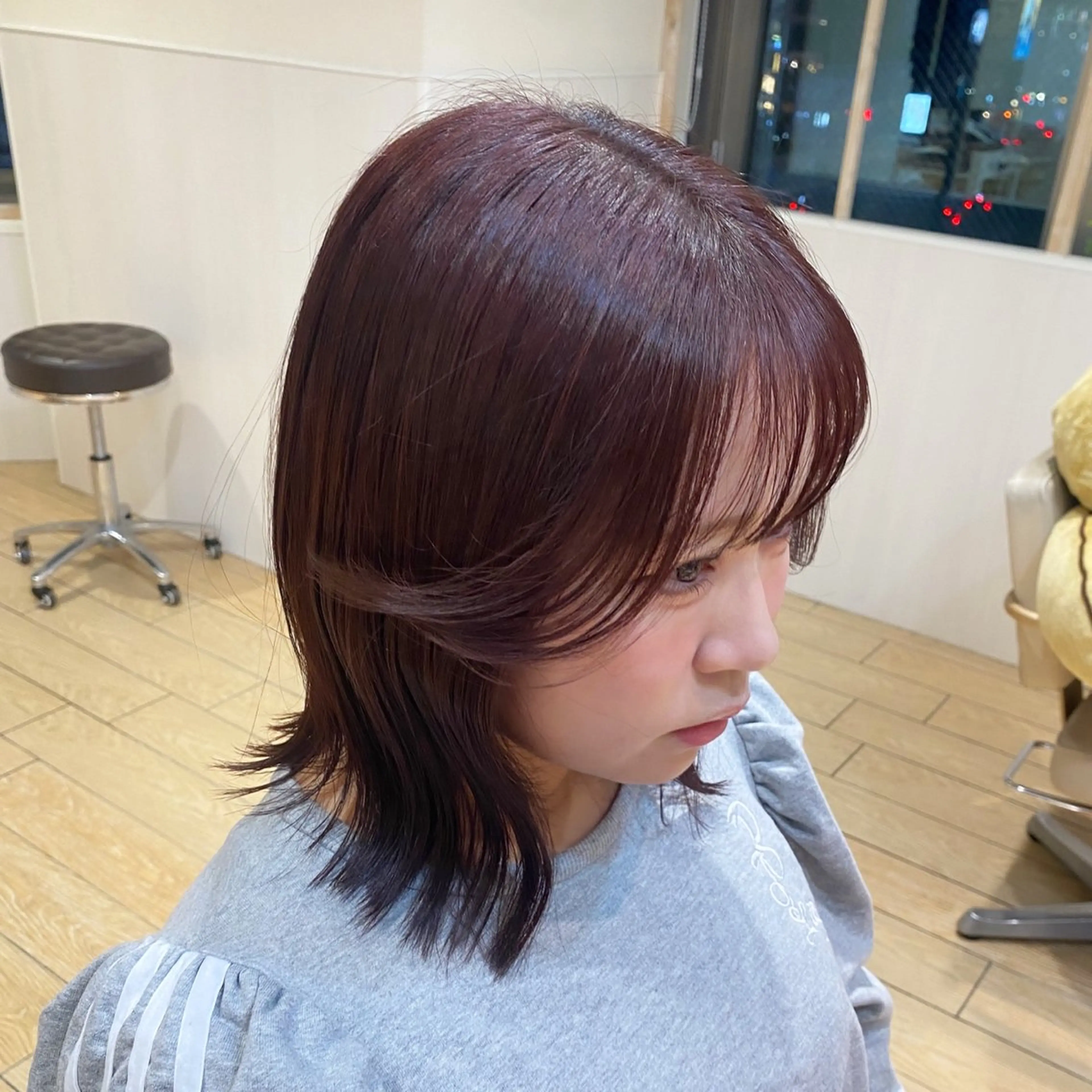 ショート カラー カシス レッドカラー レイヤーカット✂️/ 表参道/Amiのヘアスタイル