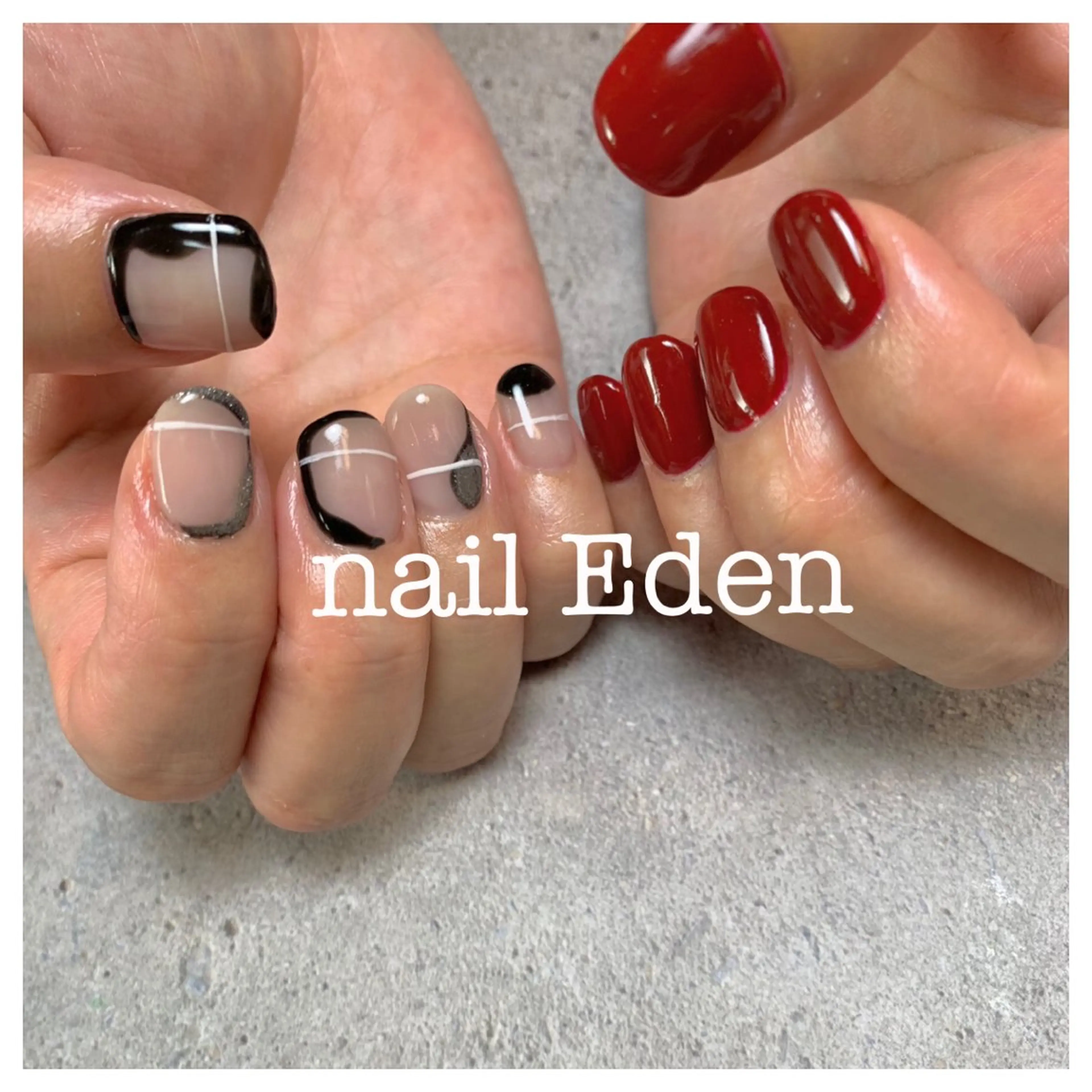 ネイル 持ち込み ハンドネイル ハンドケア Eden　private nail saron所属・Eden ♾️のネイルデザイン