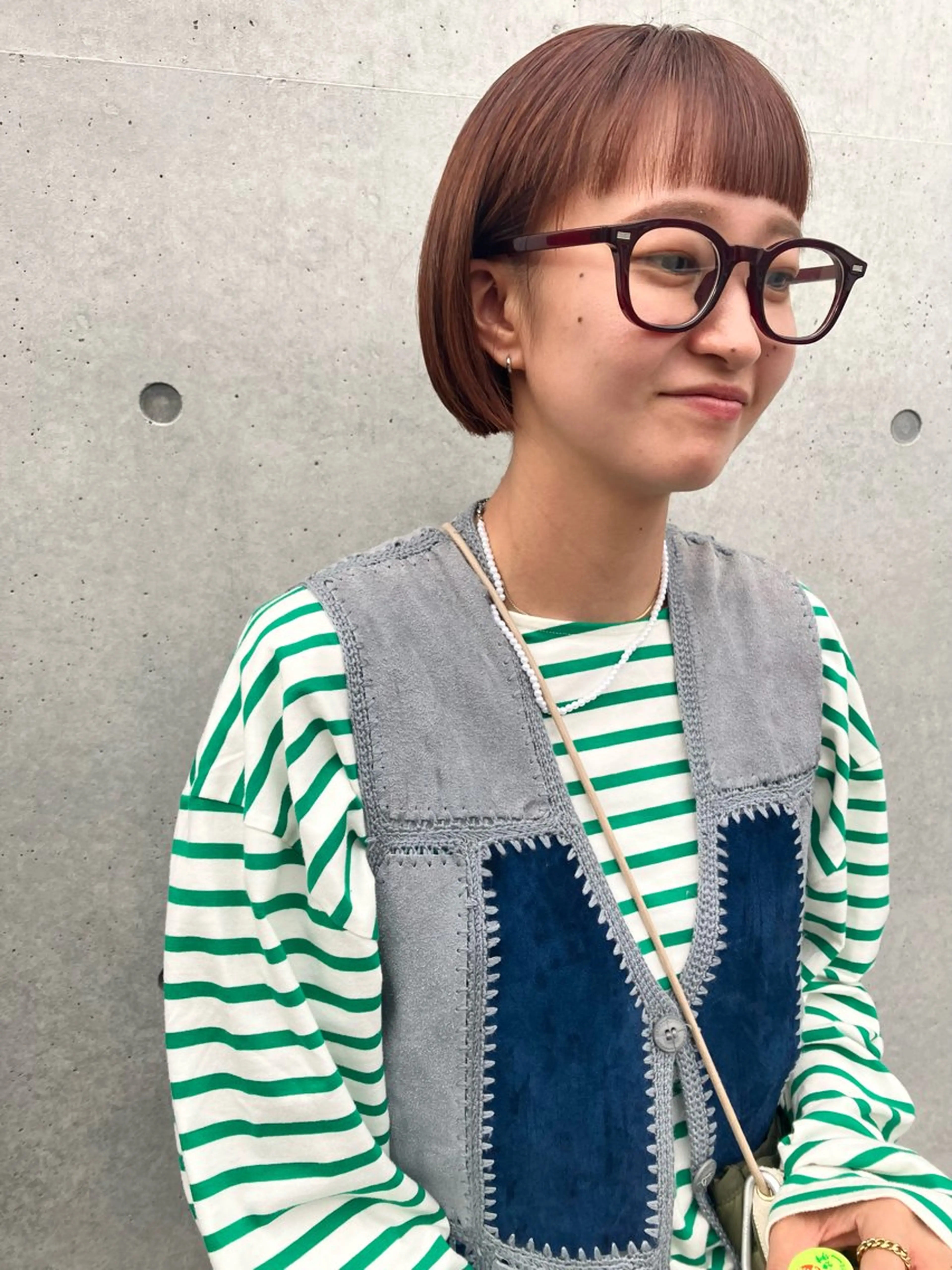 ショート 似合わせカットカラー 👩MINAのヘアスタイル