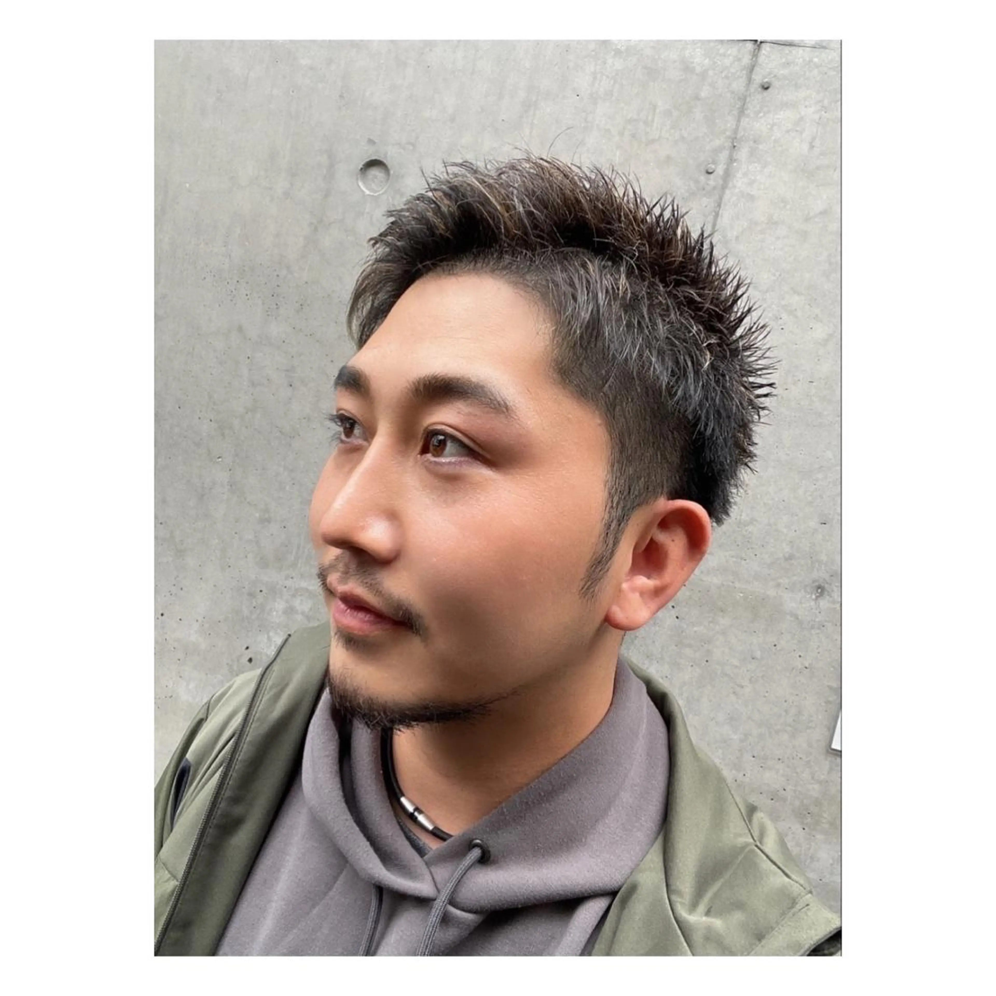 ショート メンズ カット 菊池大一 溝の口パーマのヘアスタイル