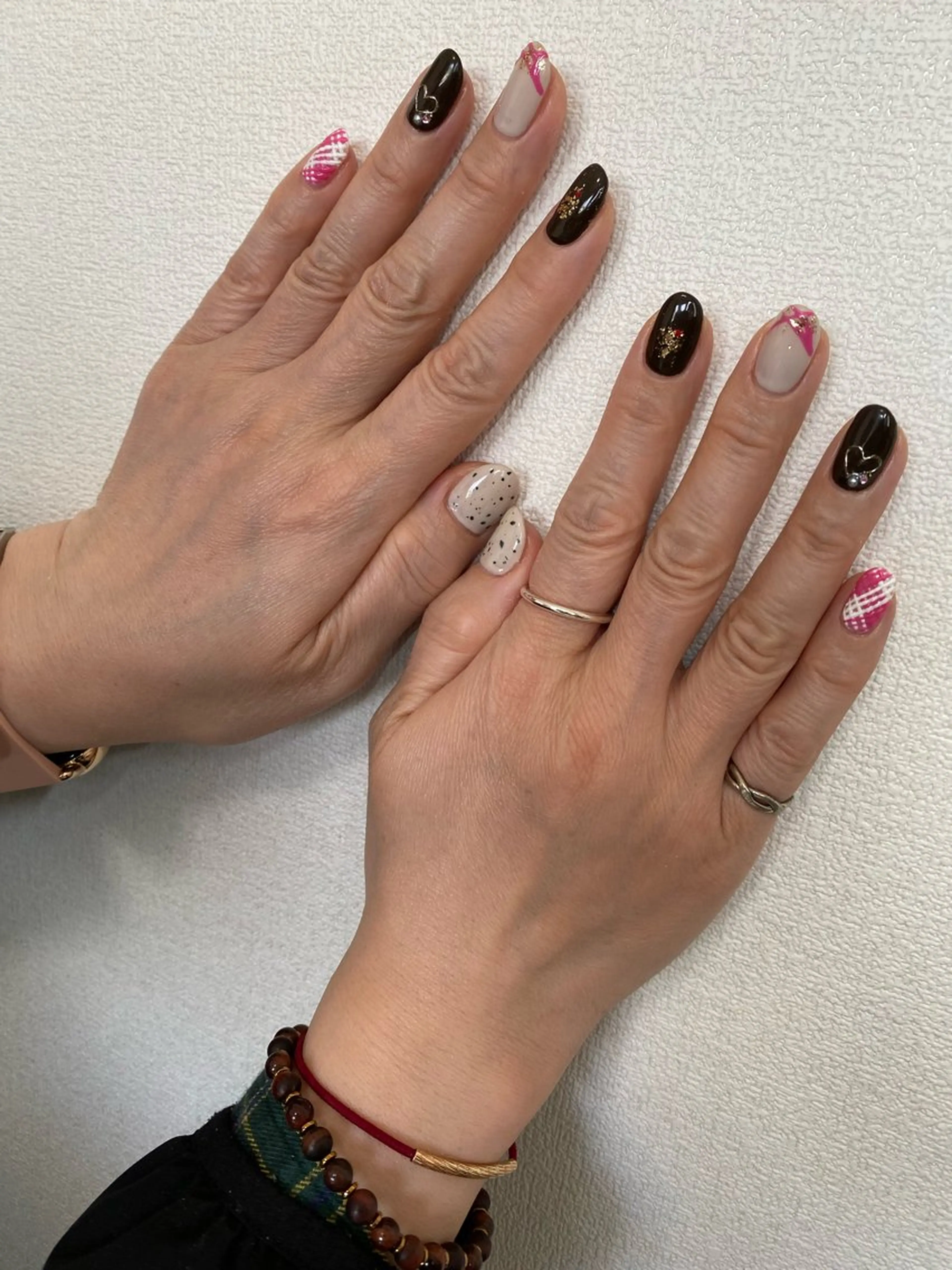 ネイル バレンタイン ハンドネイル 自宅サロン FeelFreeのネイルデザイン