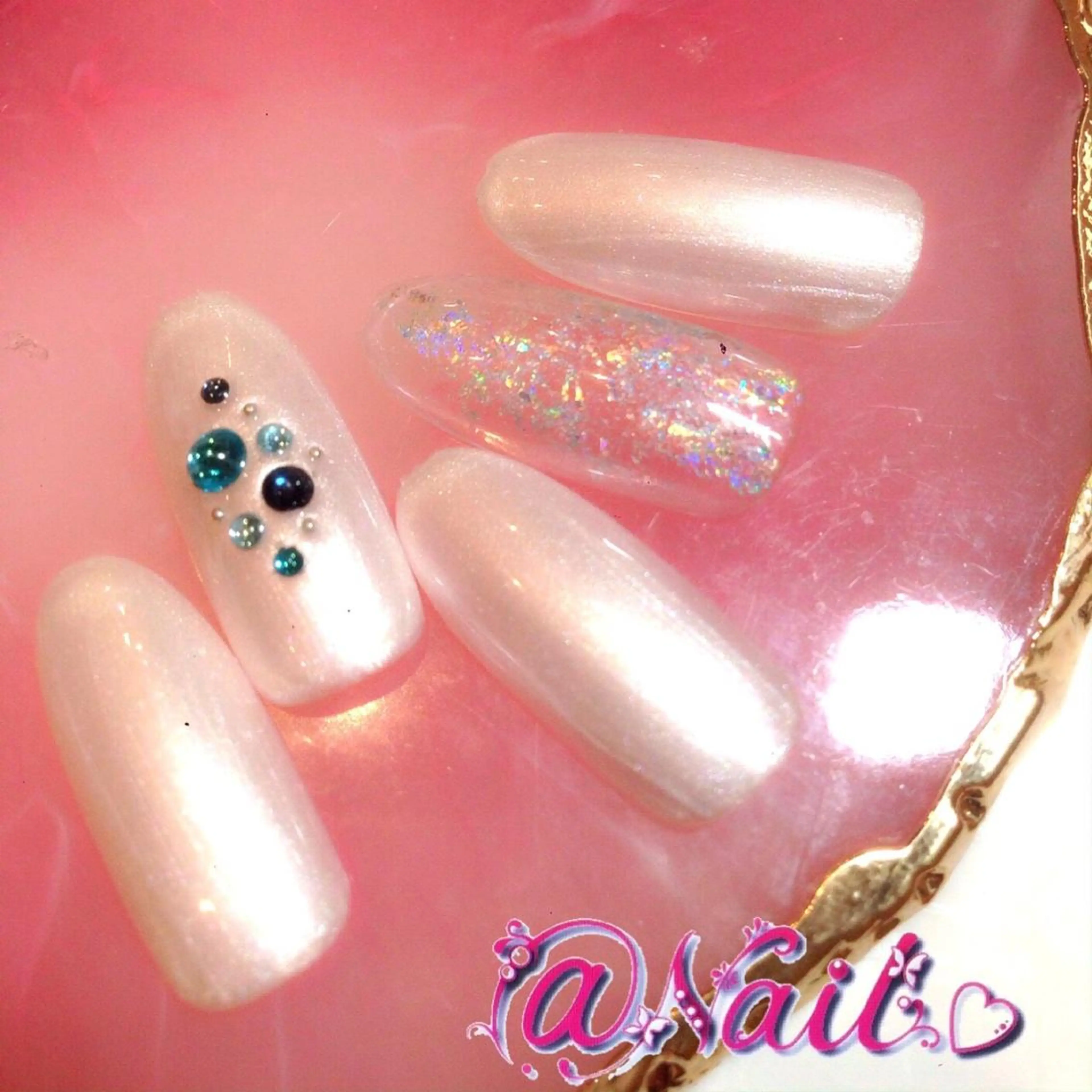 ネイル ネイルチップ 小尾 栞のネイルデザイン