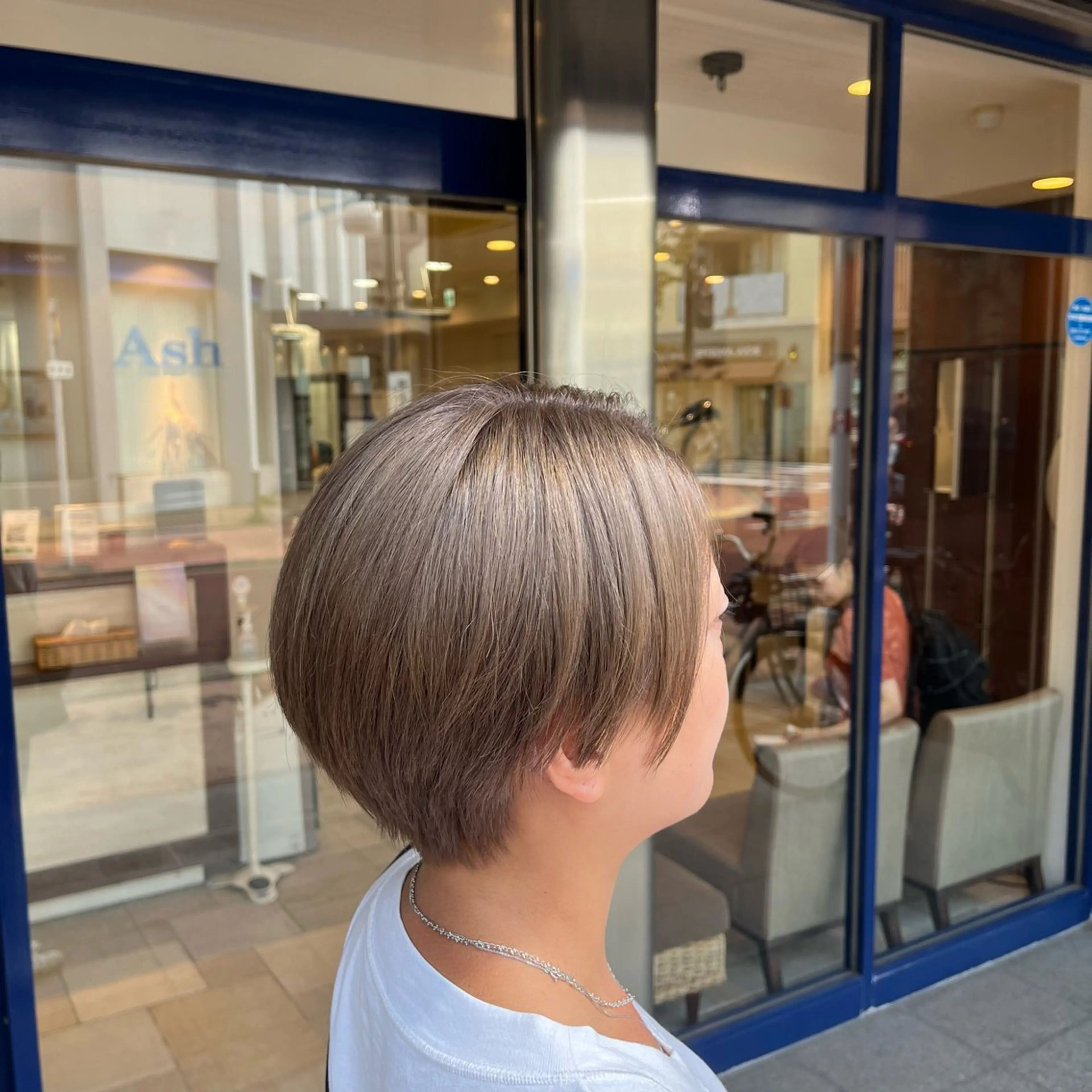 ショート カラー 大人透明感艶カラー 寺田稜のヘアスタイル