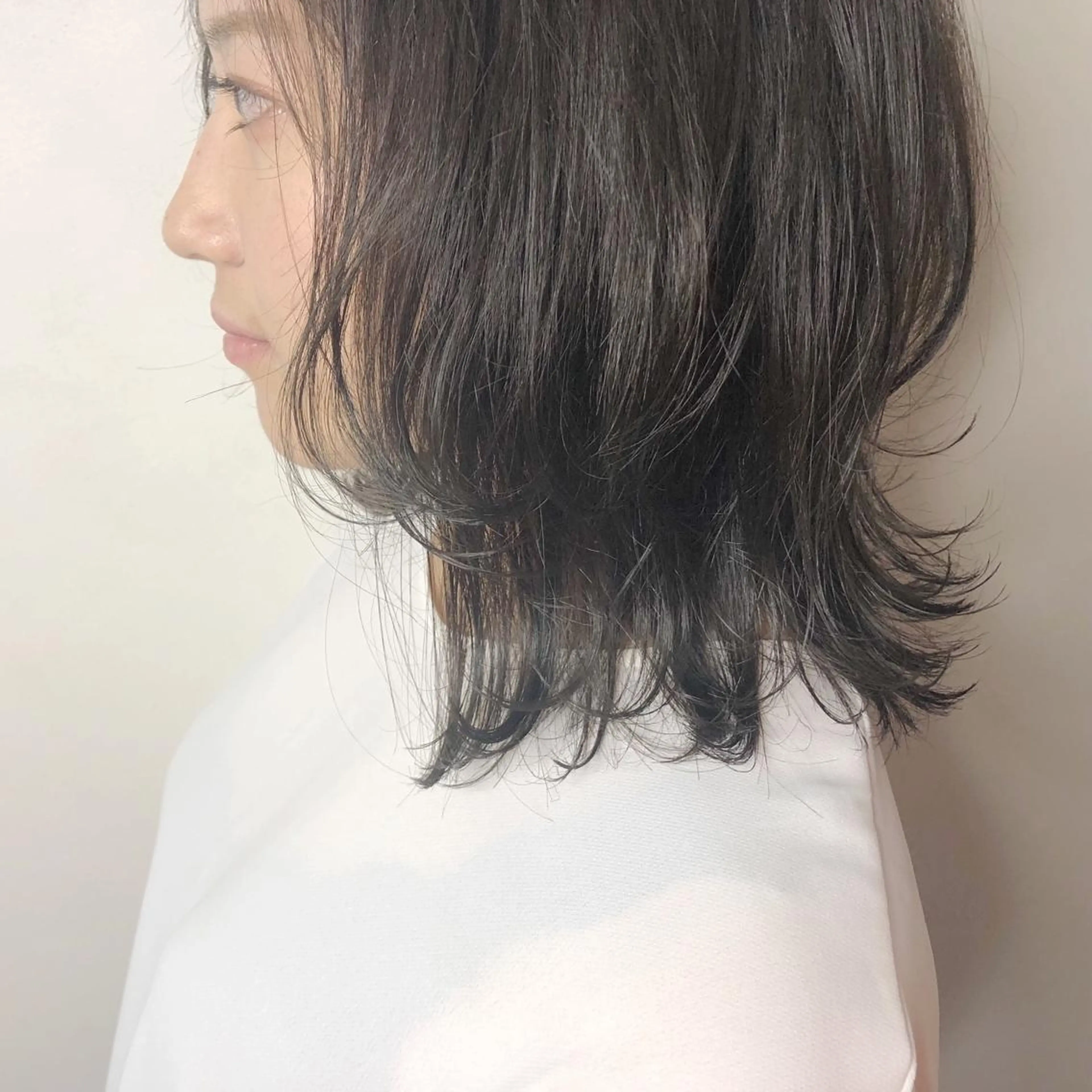 ミディアム カラー モデル募集中✂︎ Happis ハピスのヘアスタイル