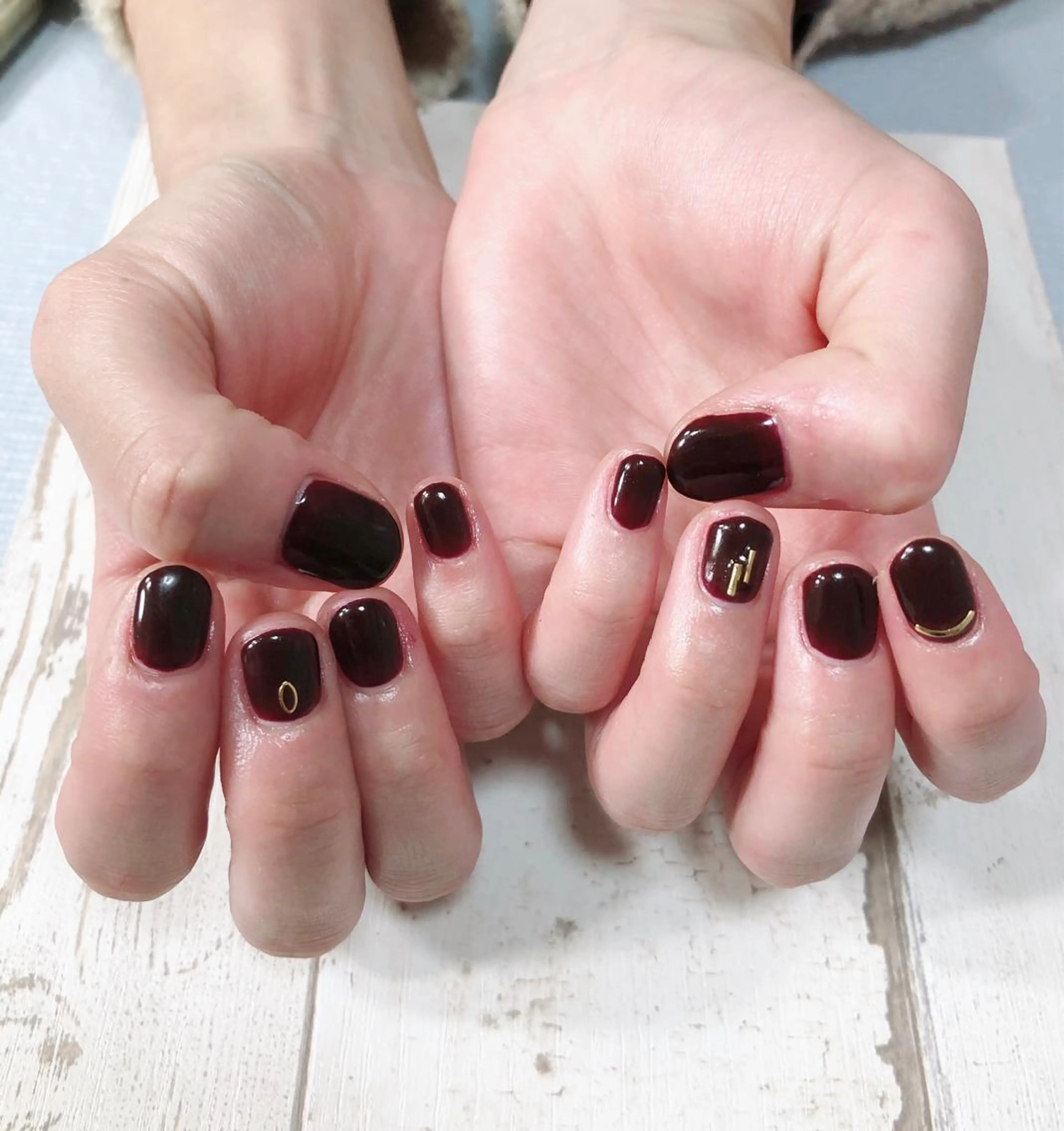 ネイル ハンドケア 北浦和 自爪育成ケアのネイルデザイン