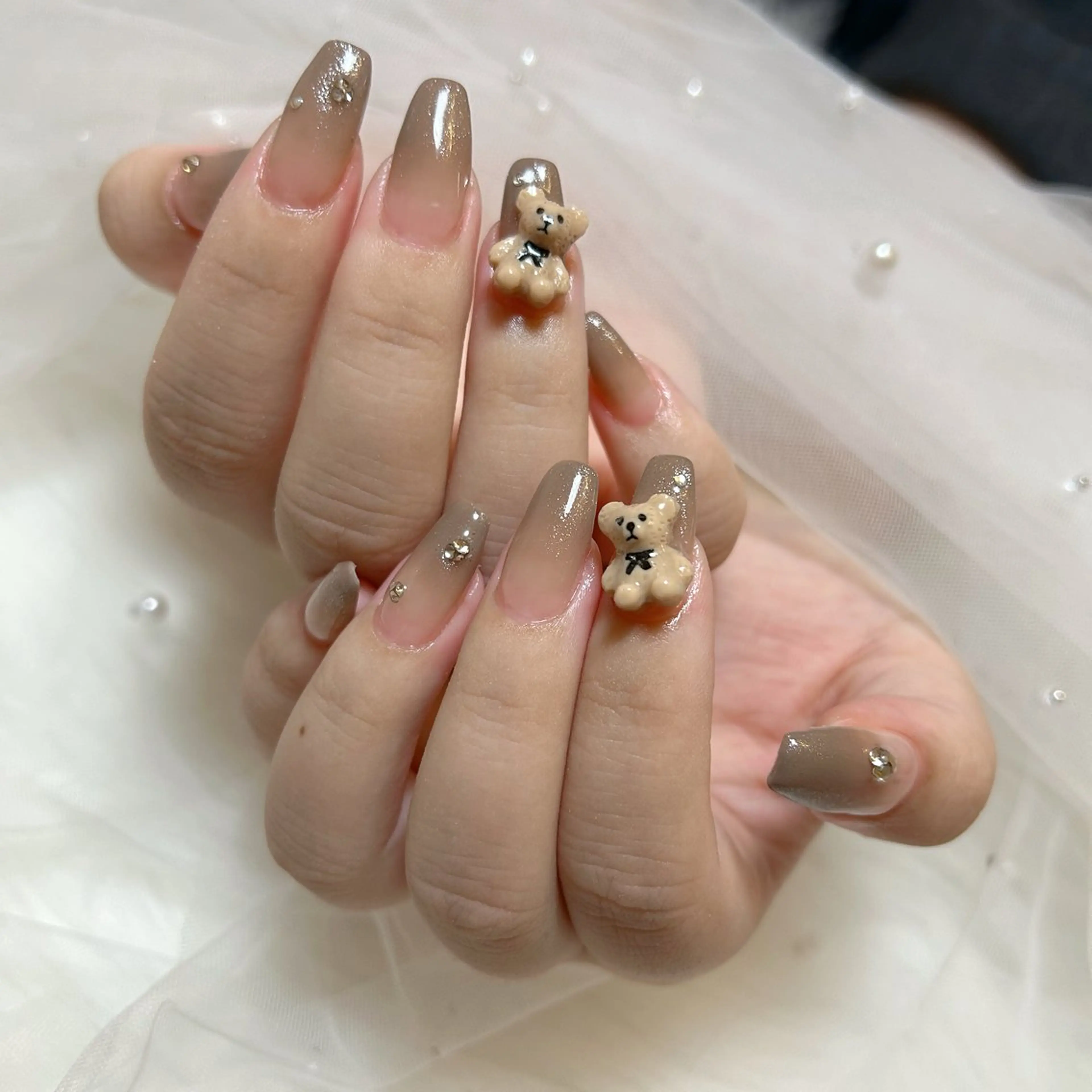 グラデーション・ラメグラデーション🍑【hand】🩵オフ込みの写真