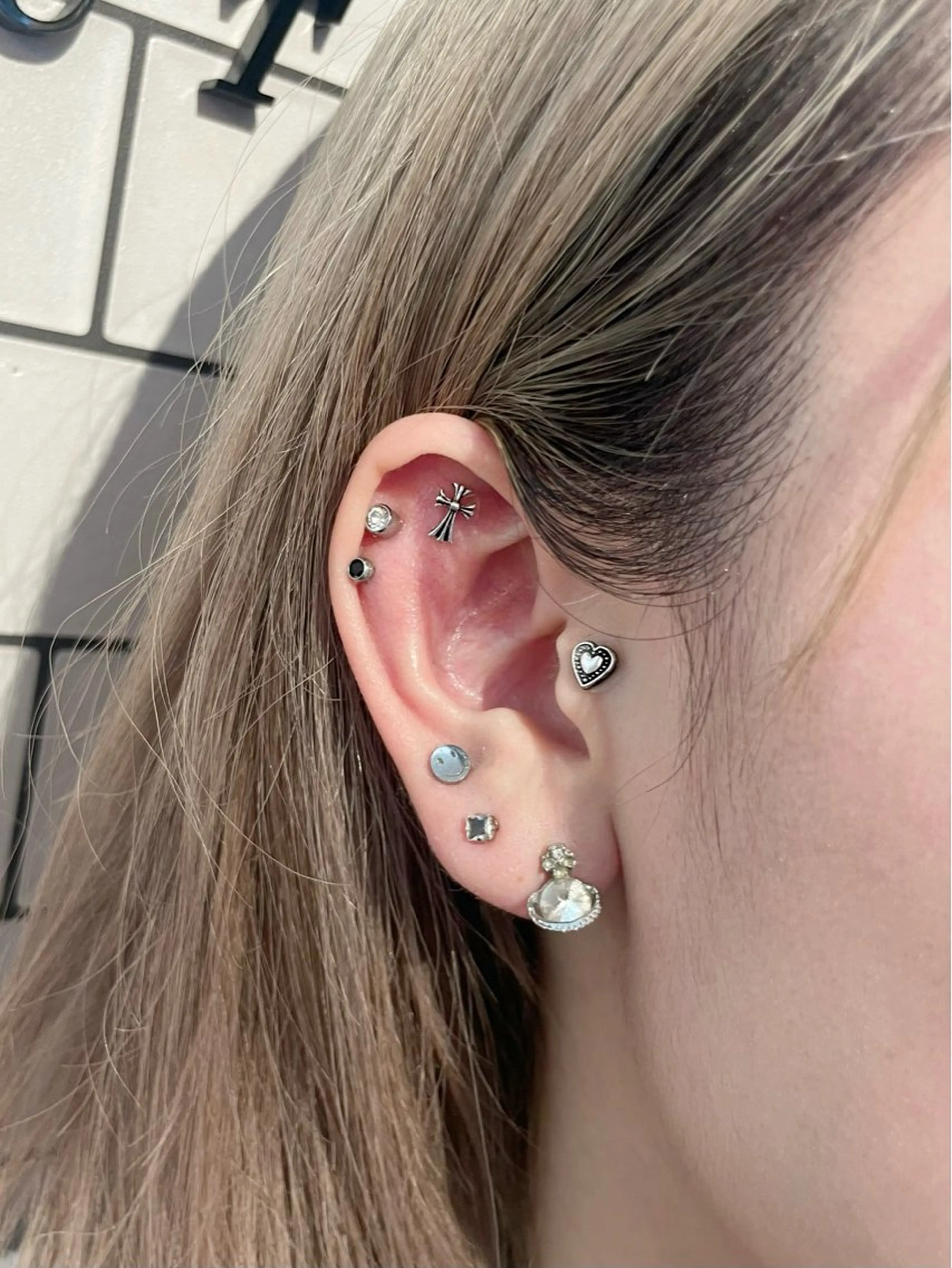 耳ツボジュエリー💎両耳10粒の写真