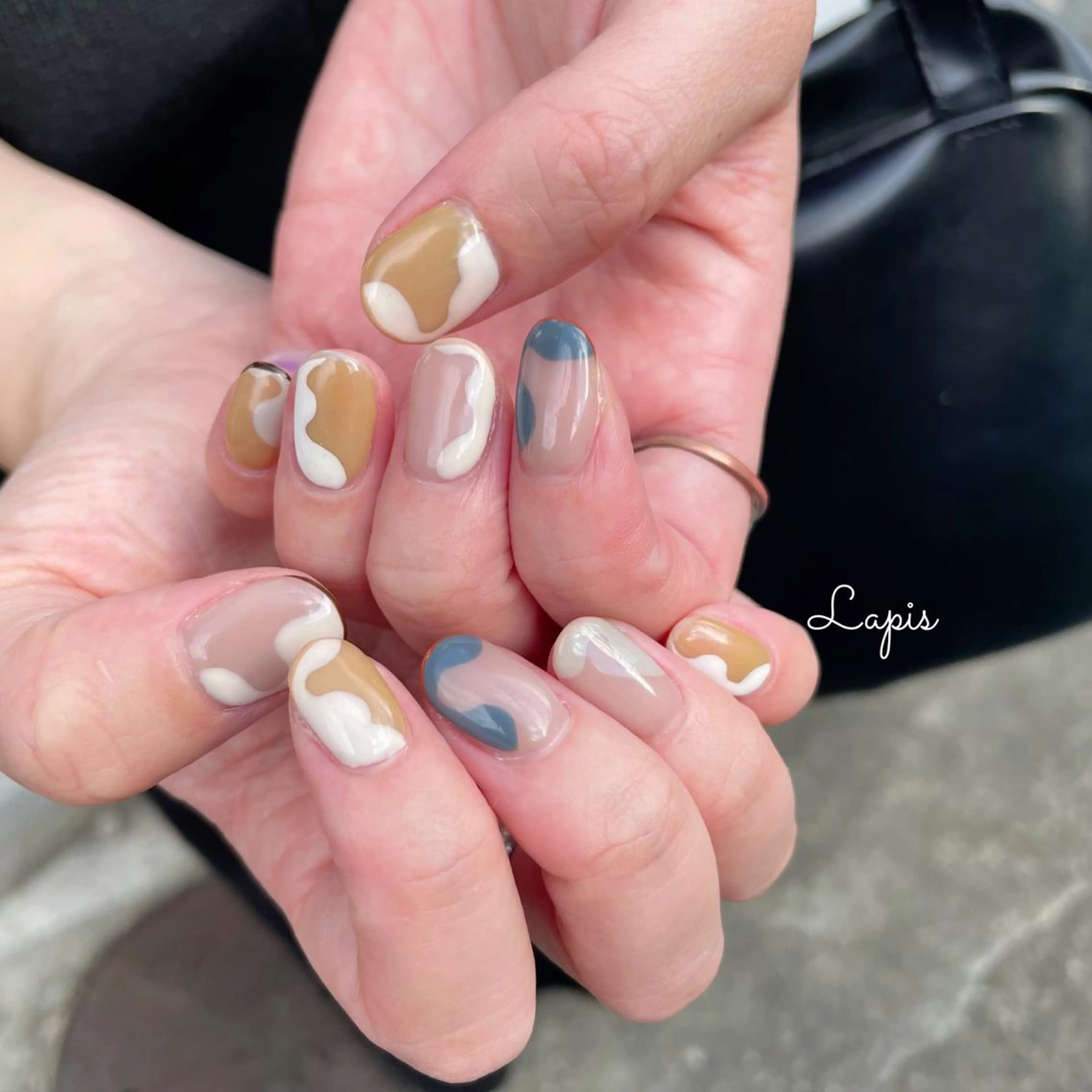 ネイル ハンドネイル Lapis *のネイルデザイン