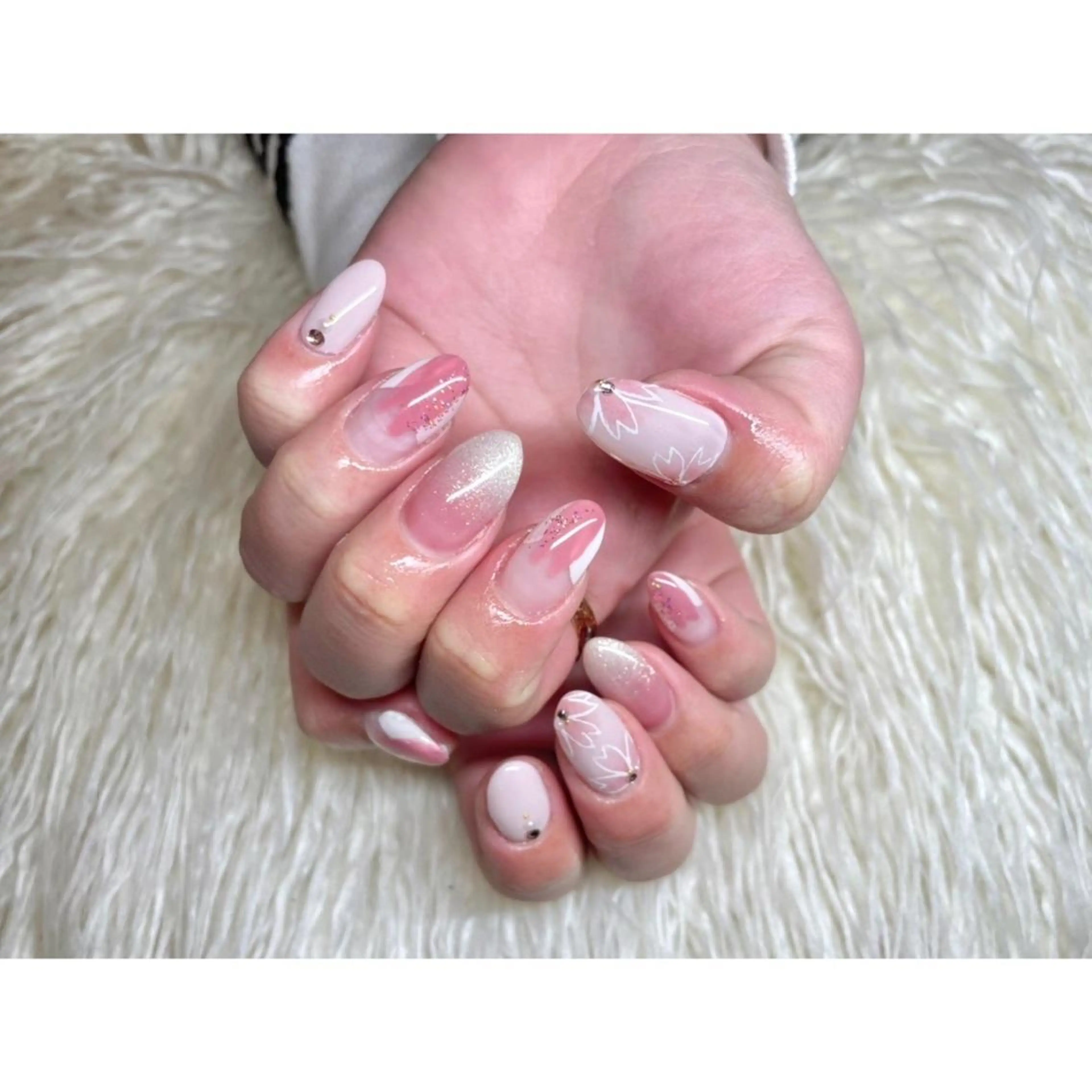 ネイル 桜ネイル Nail salon LuaRのネイルデザイン