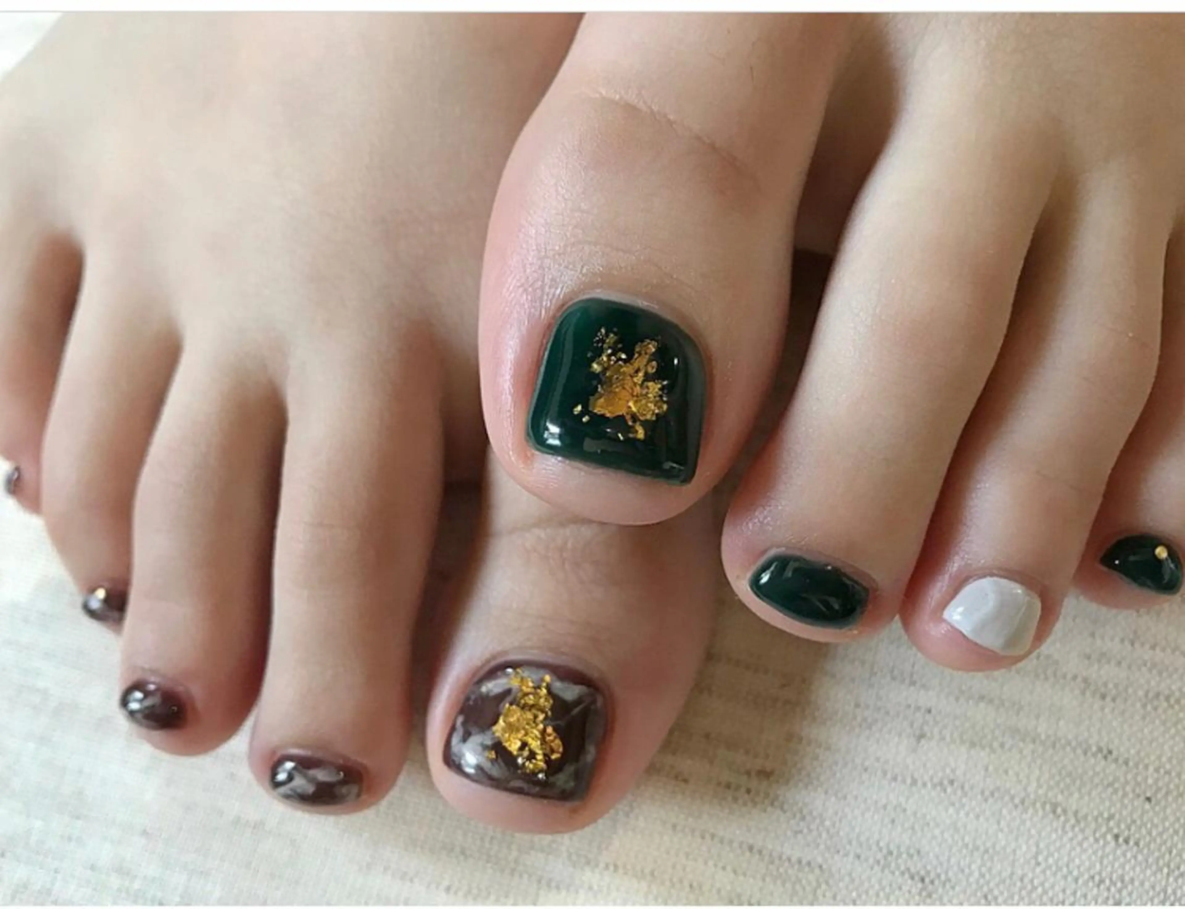 ネイル フットネイル 久田 悠佳のネイルデザイン