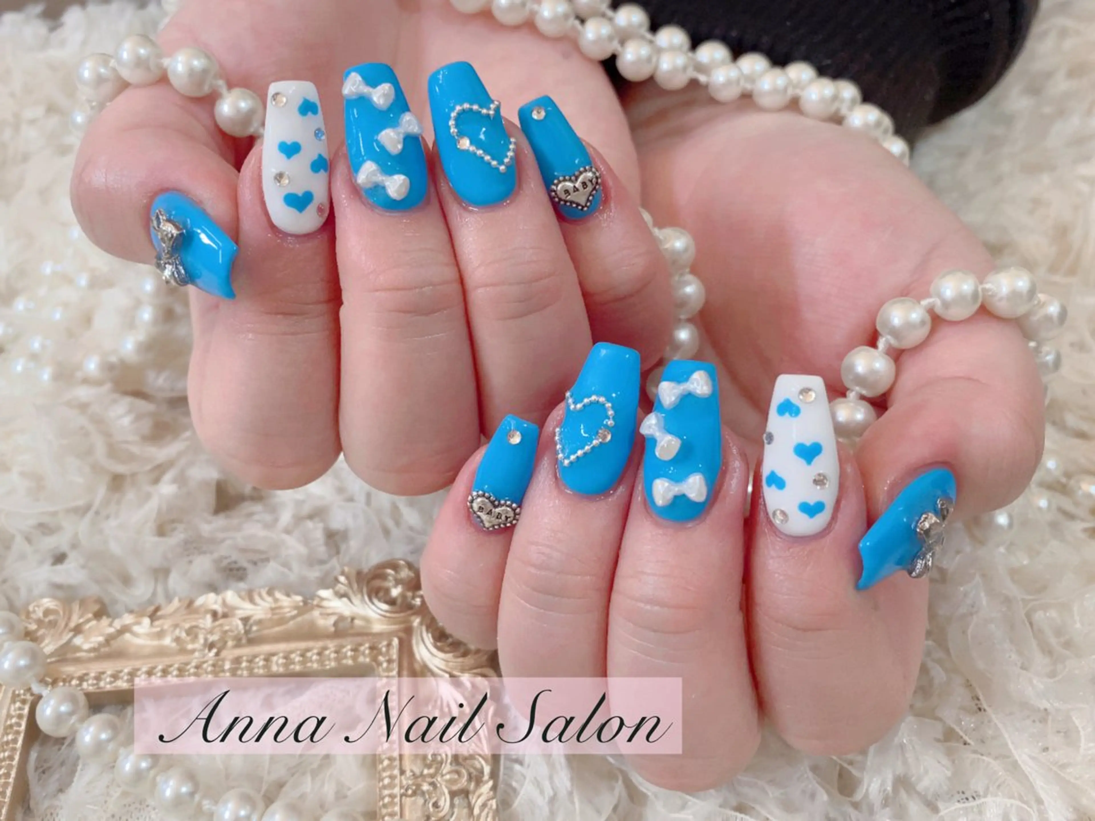 ネイル ハンドネイル 🩵ANNA Nail  🩵のネイルデザイン