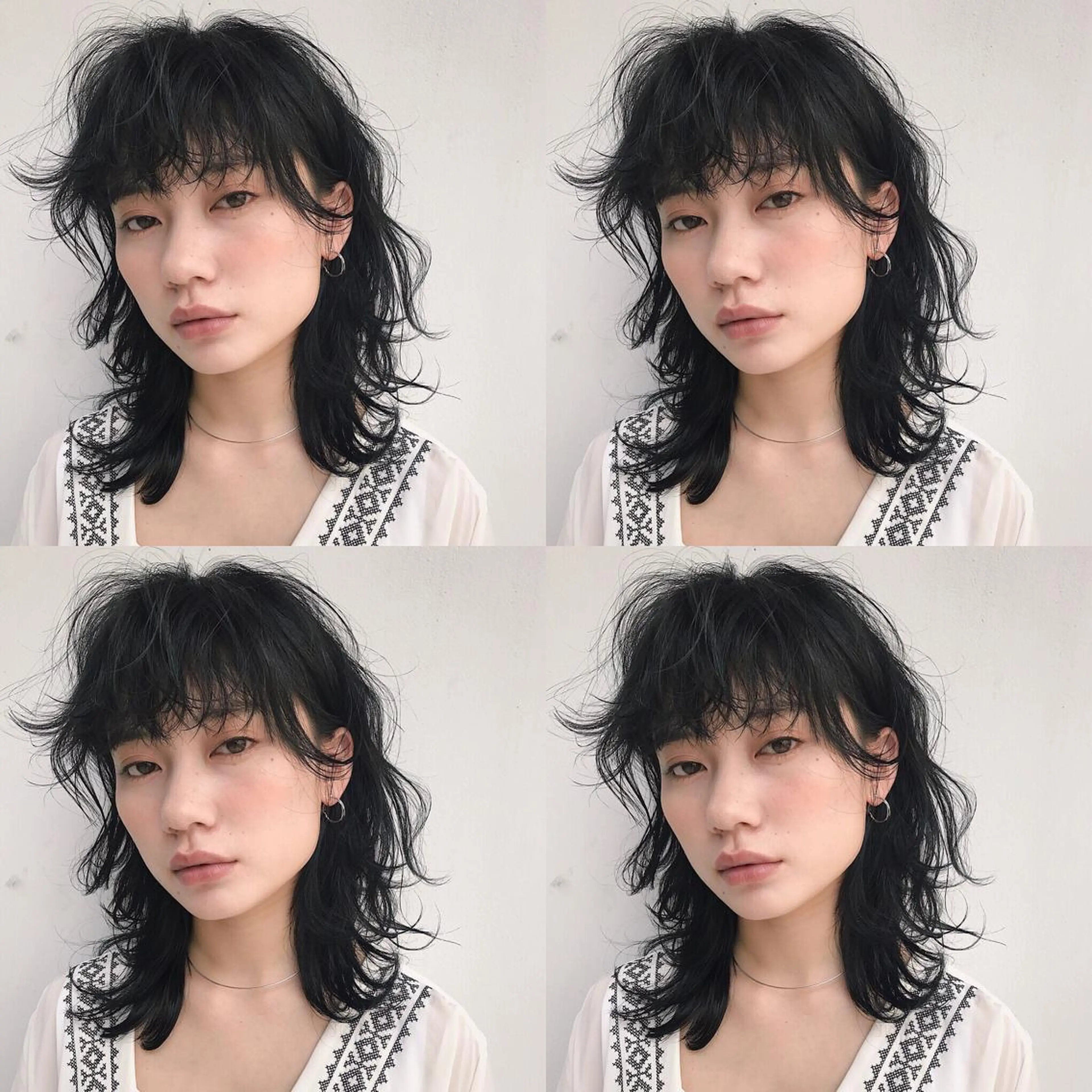 ミディアム カラー パーマ ヘアアレンジ ミディアムパーマ GOTODAY SHAiRE   SALON　青山所属・松田 亮葉のヘアスタイル