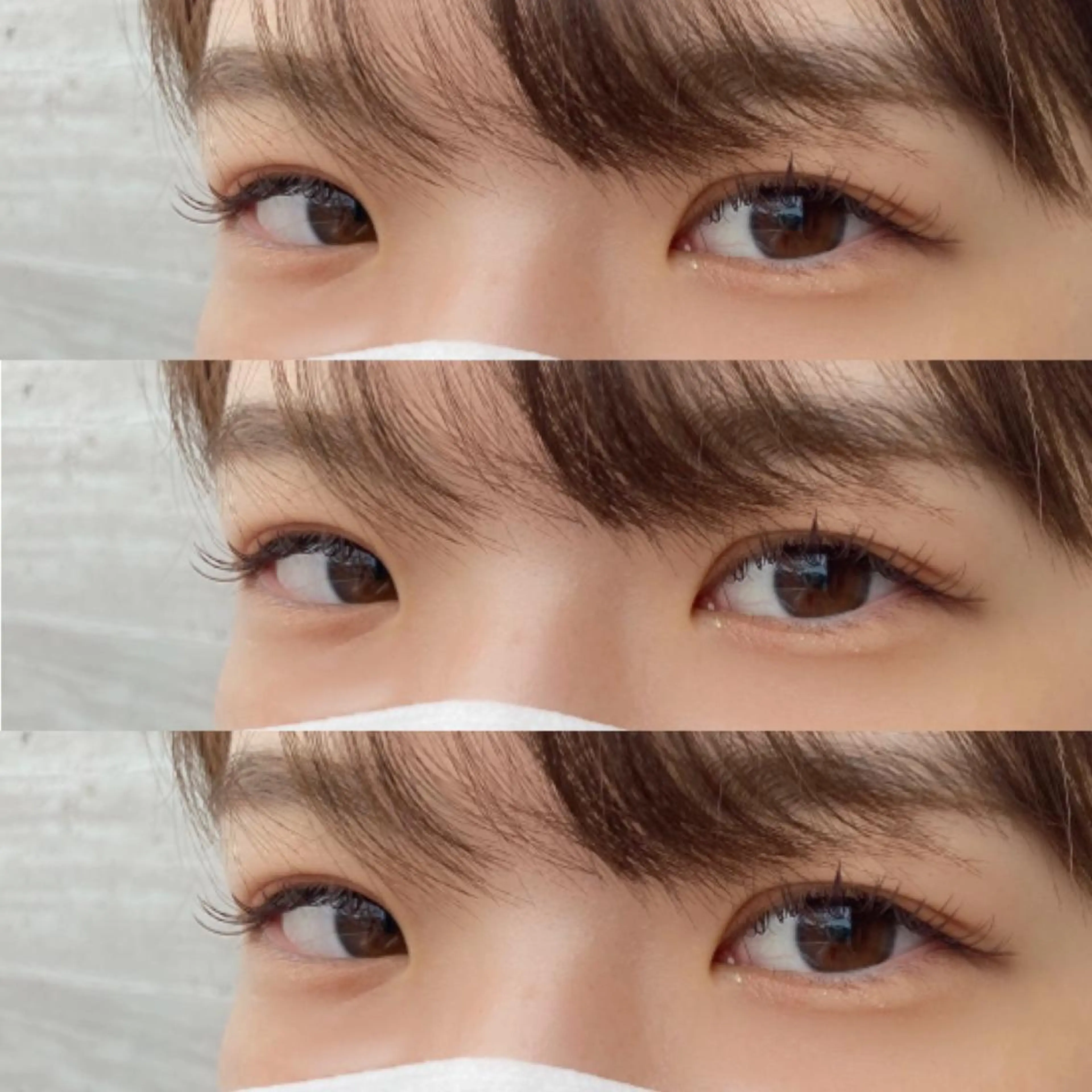 セミロング カラー キッズ ネイル マツエク・マツパ アイブロウ ブラウン 𓊆ᶠᵉᵉʸ𓊇 ᶜᴴᴵᴴᴬᴿᵁのマツエク・マツパデザイン