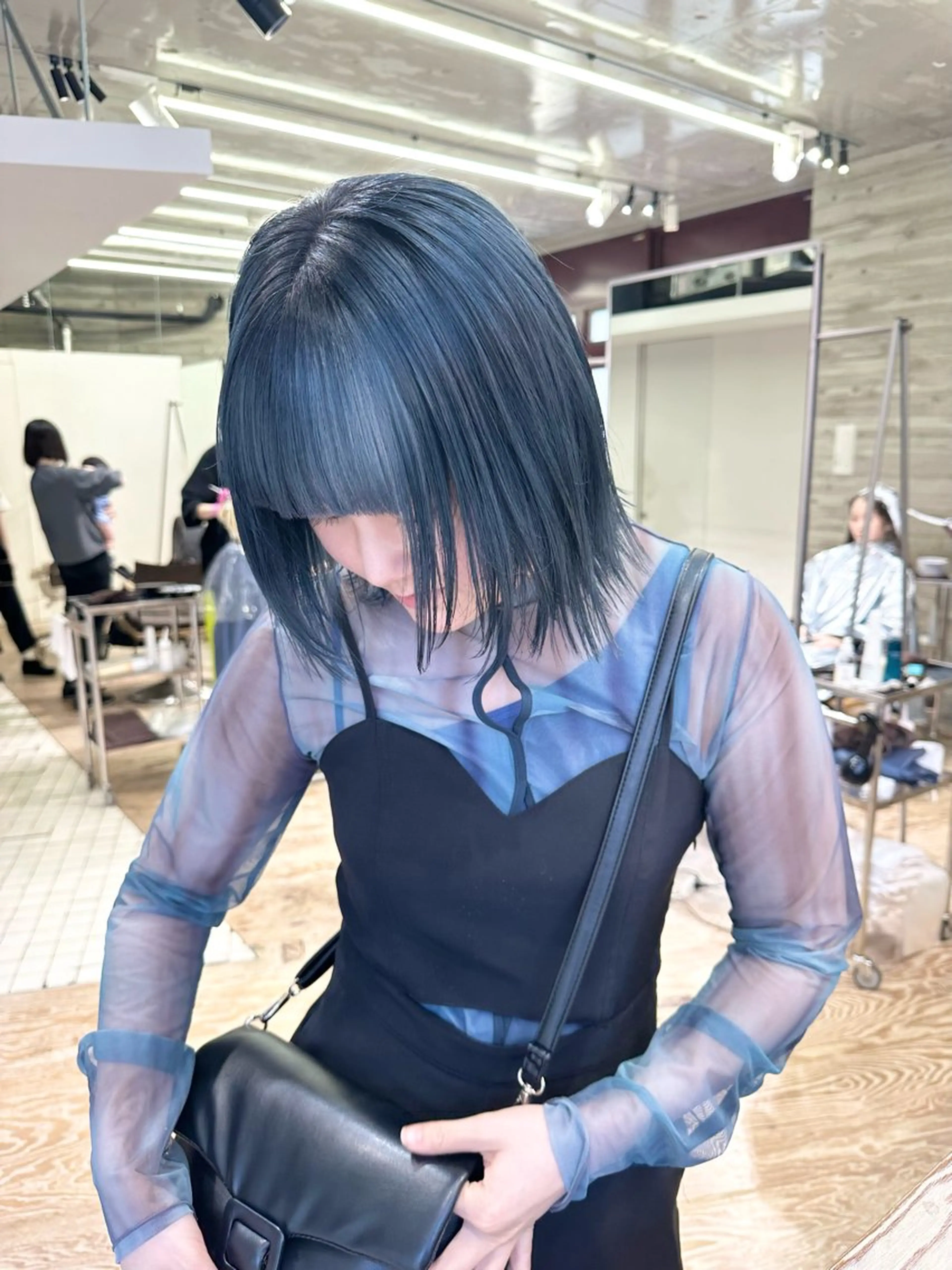 ショート カラー ヘアカラー トリートメント ヘッドスパ ヘアセット kai .のヘアスタイル