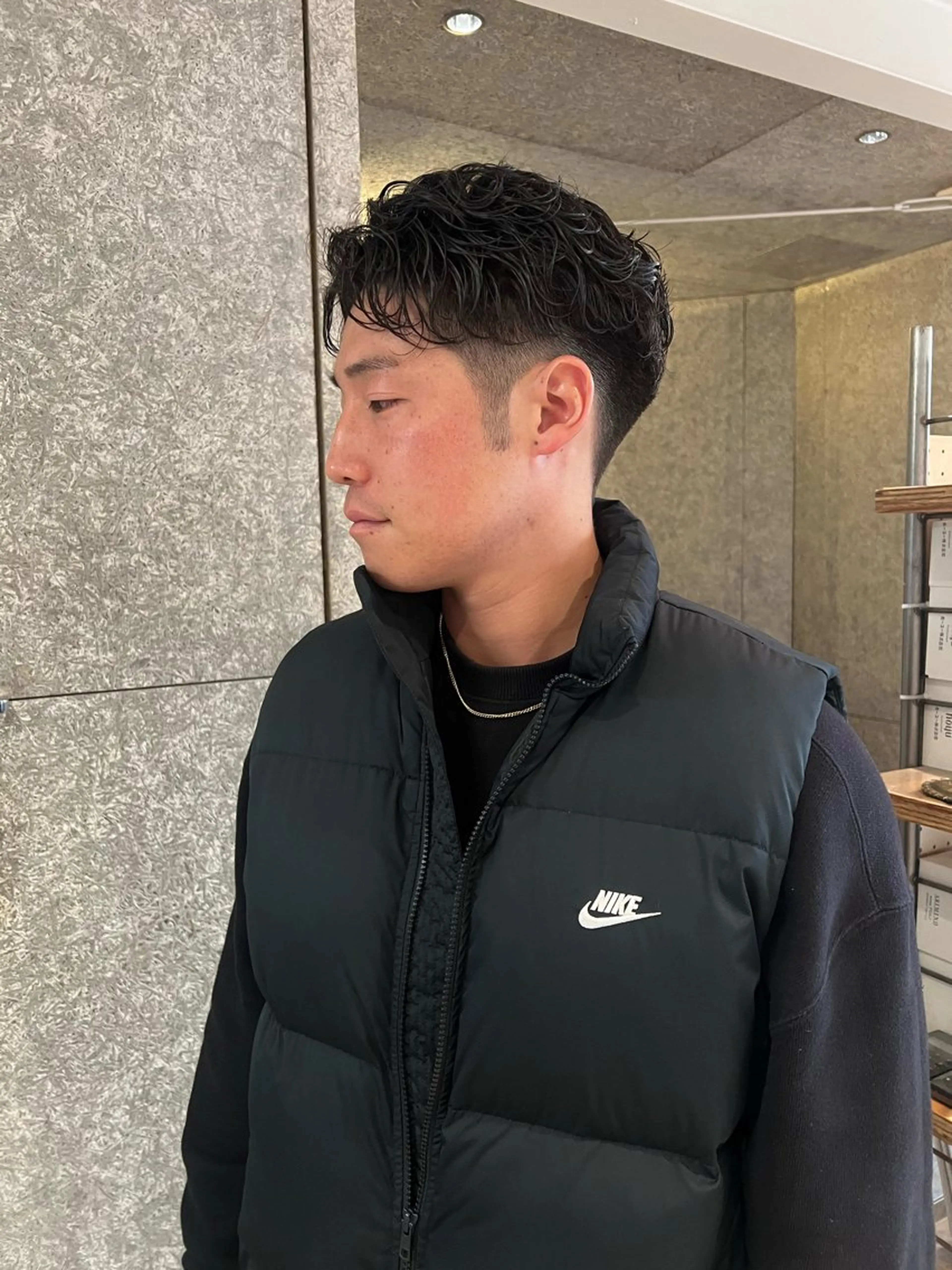 ショート パーマ カット パーマ Lin'ne所属・竹内梓／パーマ ／ハイトーンのヘアスタイル