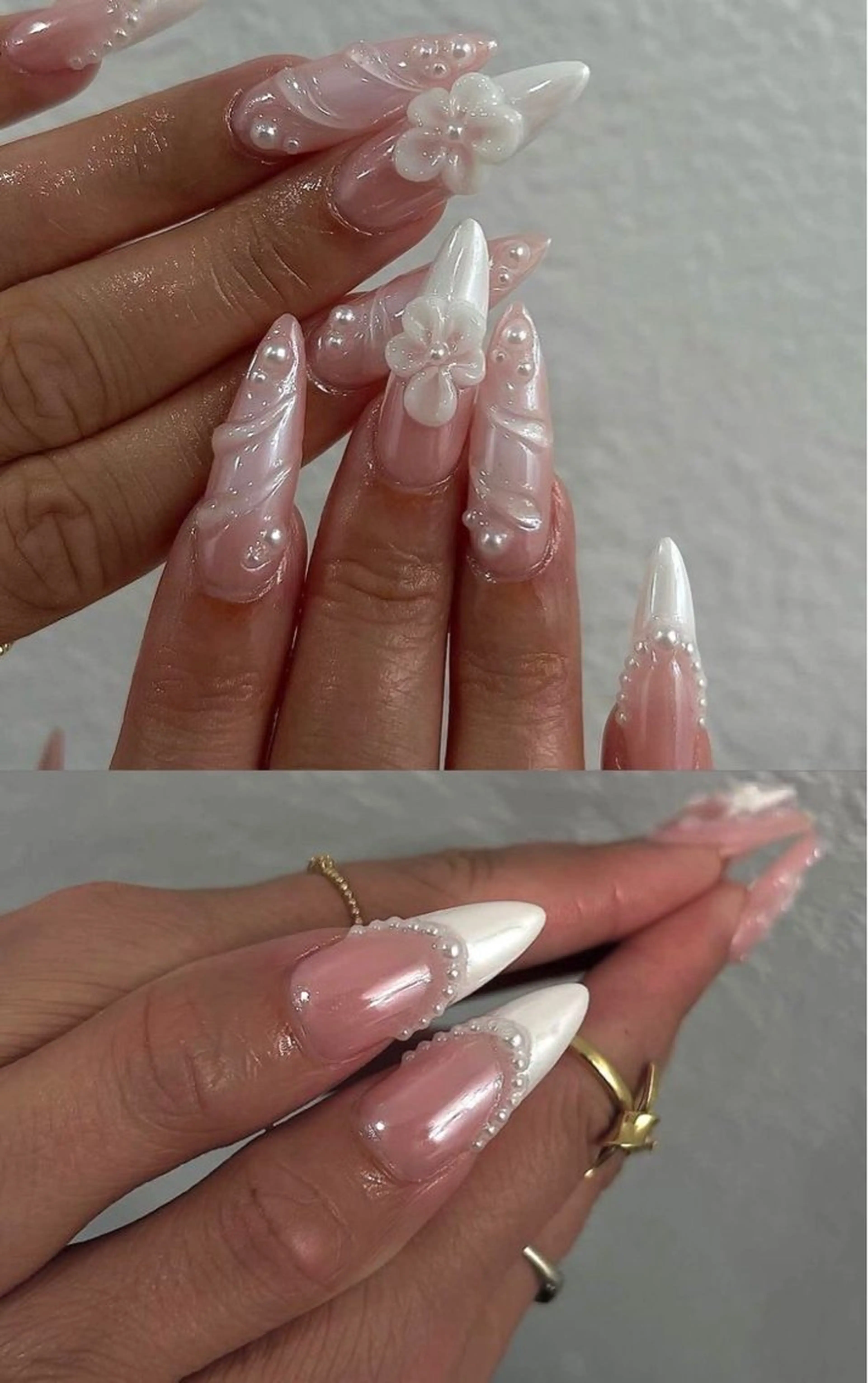 ネイル グラデーション ラメ(グリッター) マグネットネイル ミラーネイル ニュアンスネイル ハンドネイル Lumi de nails所属・Lumi de nailsのネイルデザイン