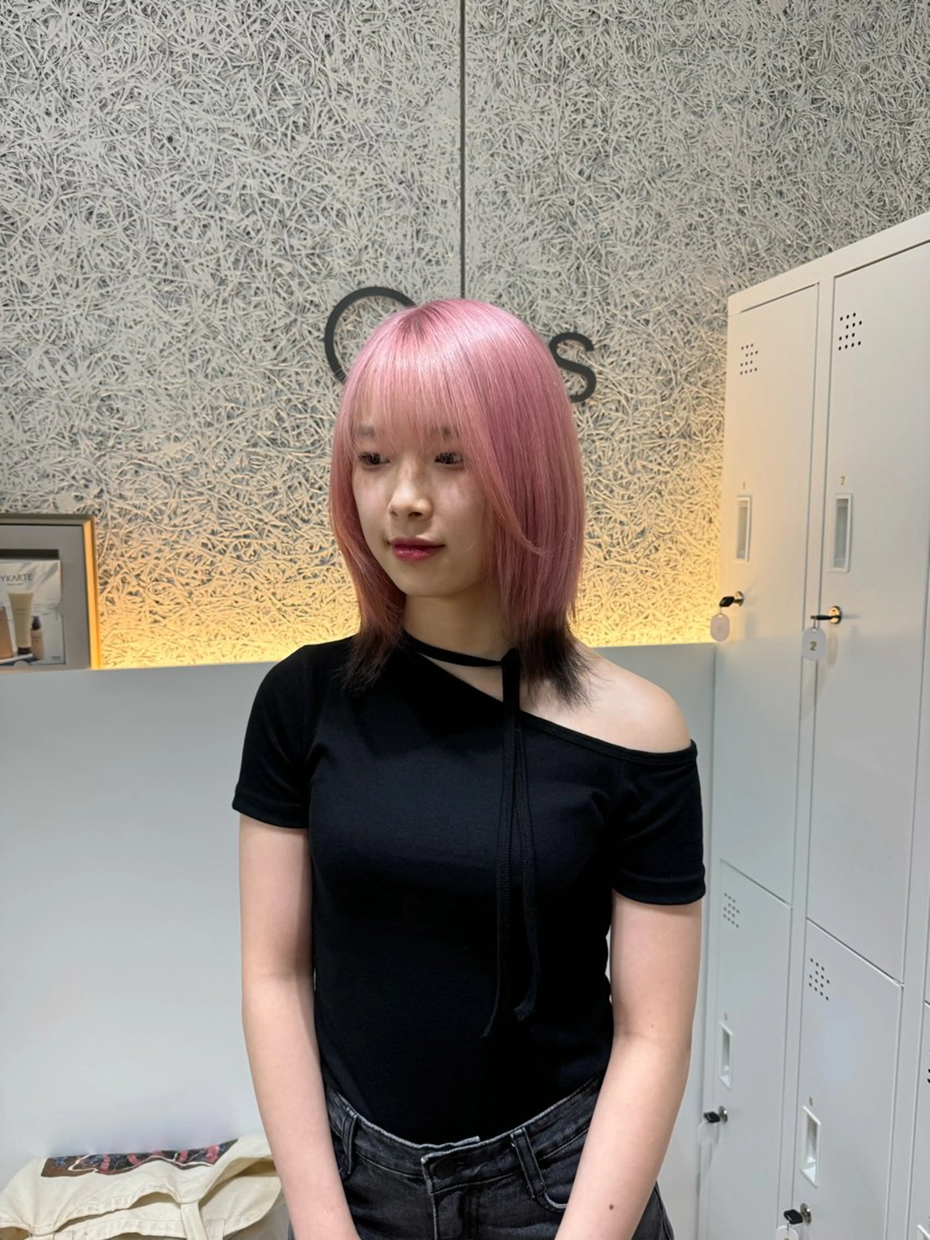 ミディアム カラー ヘアカラー トリートメント 🌱ブリーチ・透明感 カラー/mapi🦭のヘアスタイル